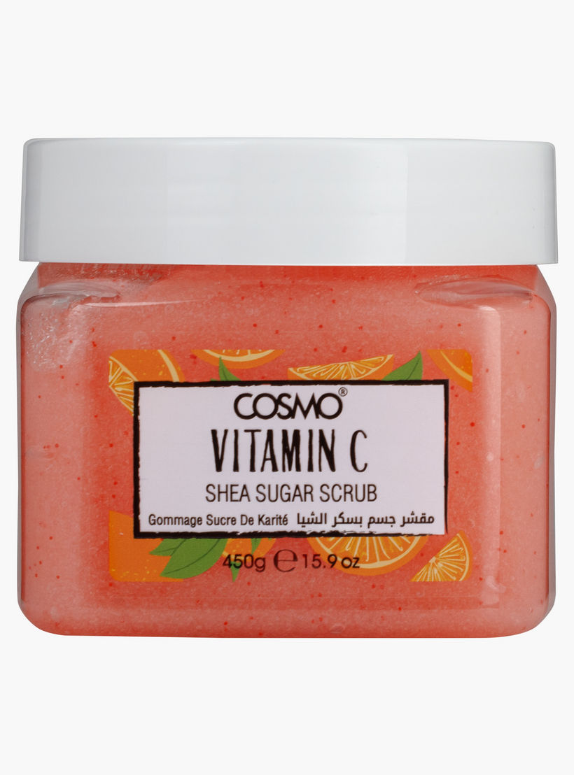 Cosmo Sugar Scrub Shea Butter& Vitamin C 450 Ml-beautyandpersonalcare-bathandbody-bathandshower-scrubs-image-3