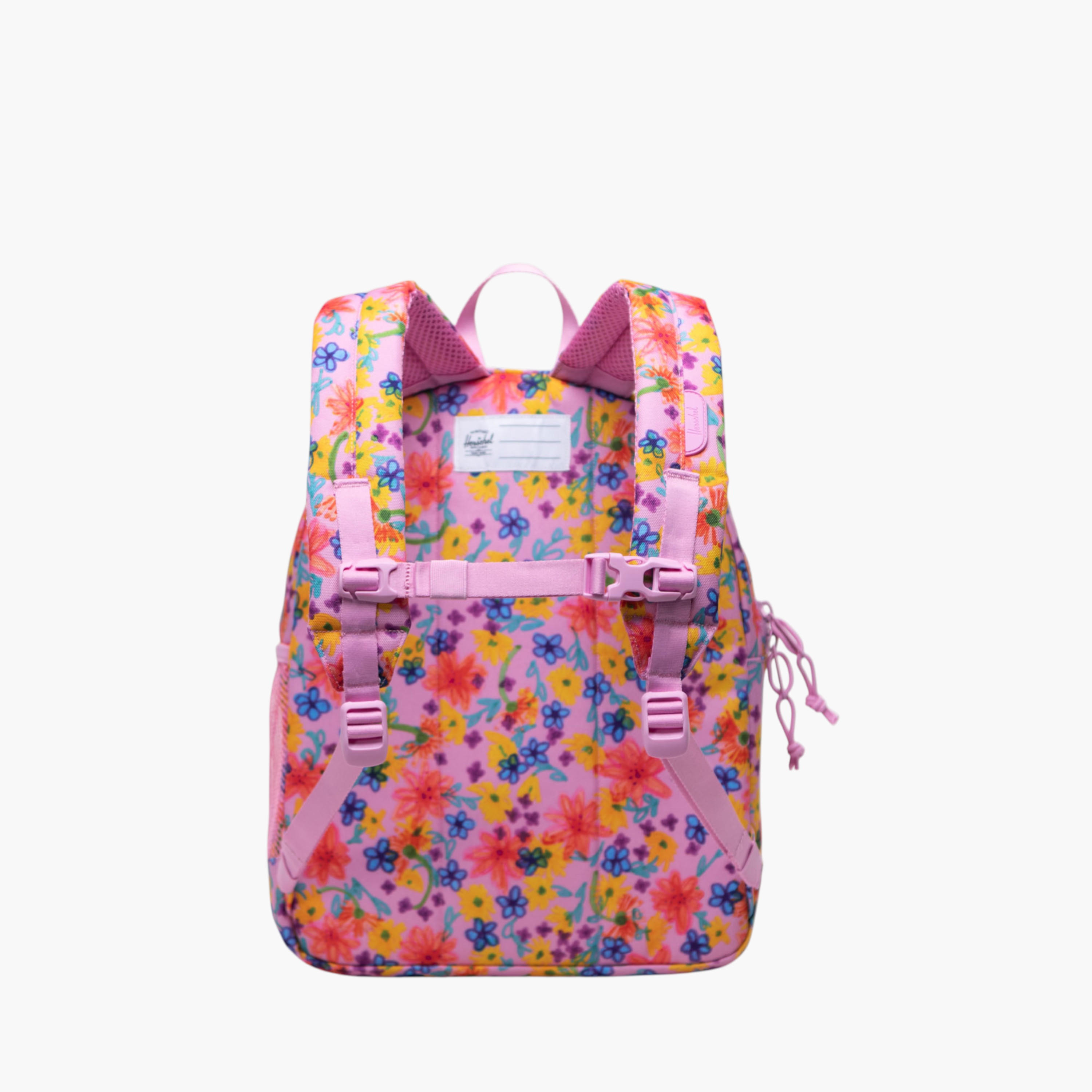 Herschel Supply Co Floral Print Backpack with Adjustable Straps and Zip Closure - 38x30x15 cms-school-bagsandbackpacks-backpacks-image-4