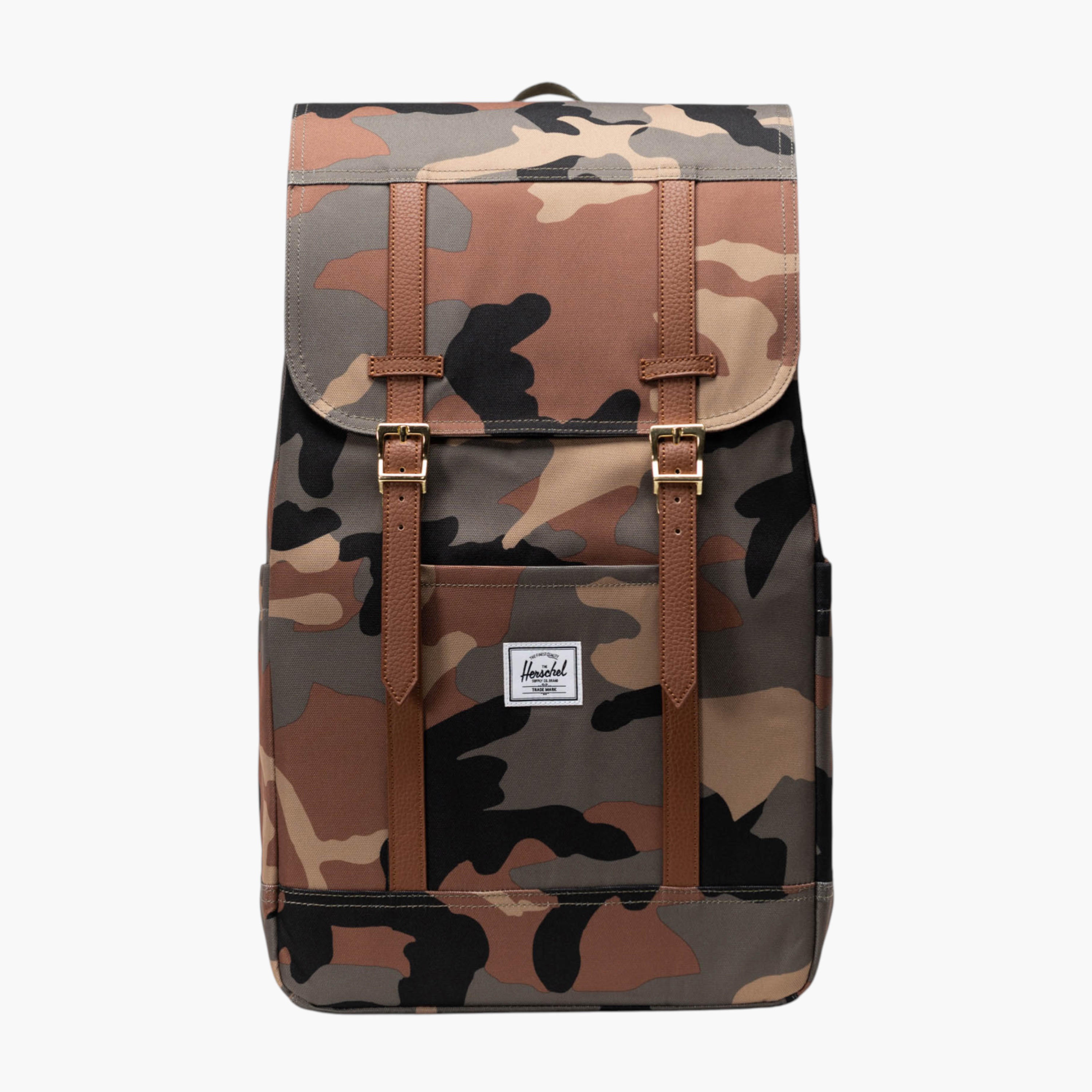 Herschel Supply Co Camouflage Print Backpack with Adjustable Straps - 46x28x15 cms-school-bagsandbackpacks-backpacks-image-1