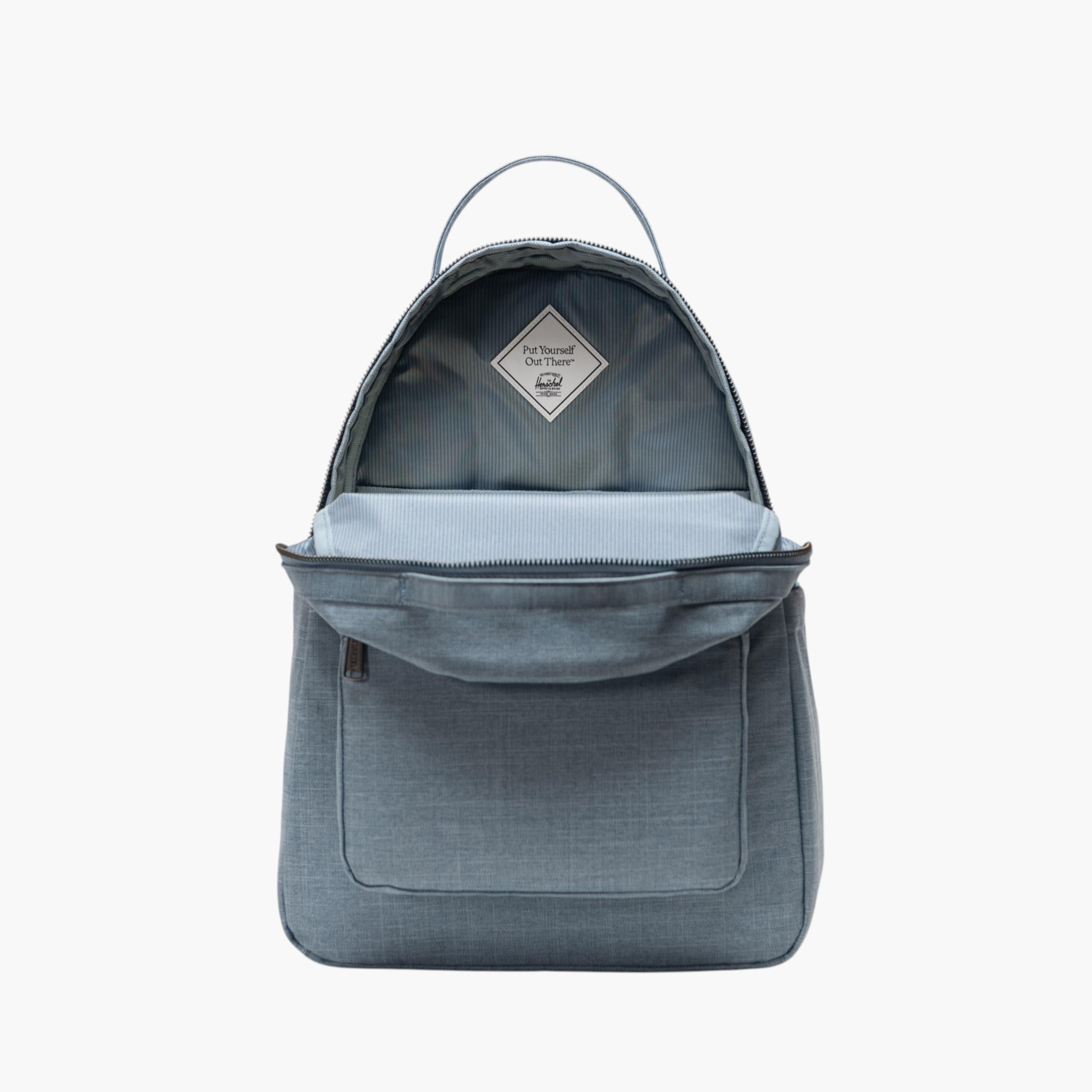 شنطة ظهر سادة بحمالات قابلة للتعديل وسحاب إغلاق من هيرشيل سبلاي كو - 42x30 سم-school-bagsandbackpacks-backpacks-image-2