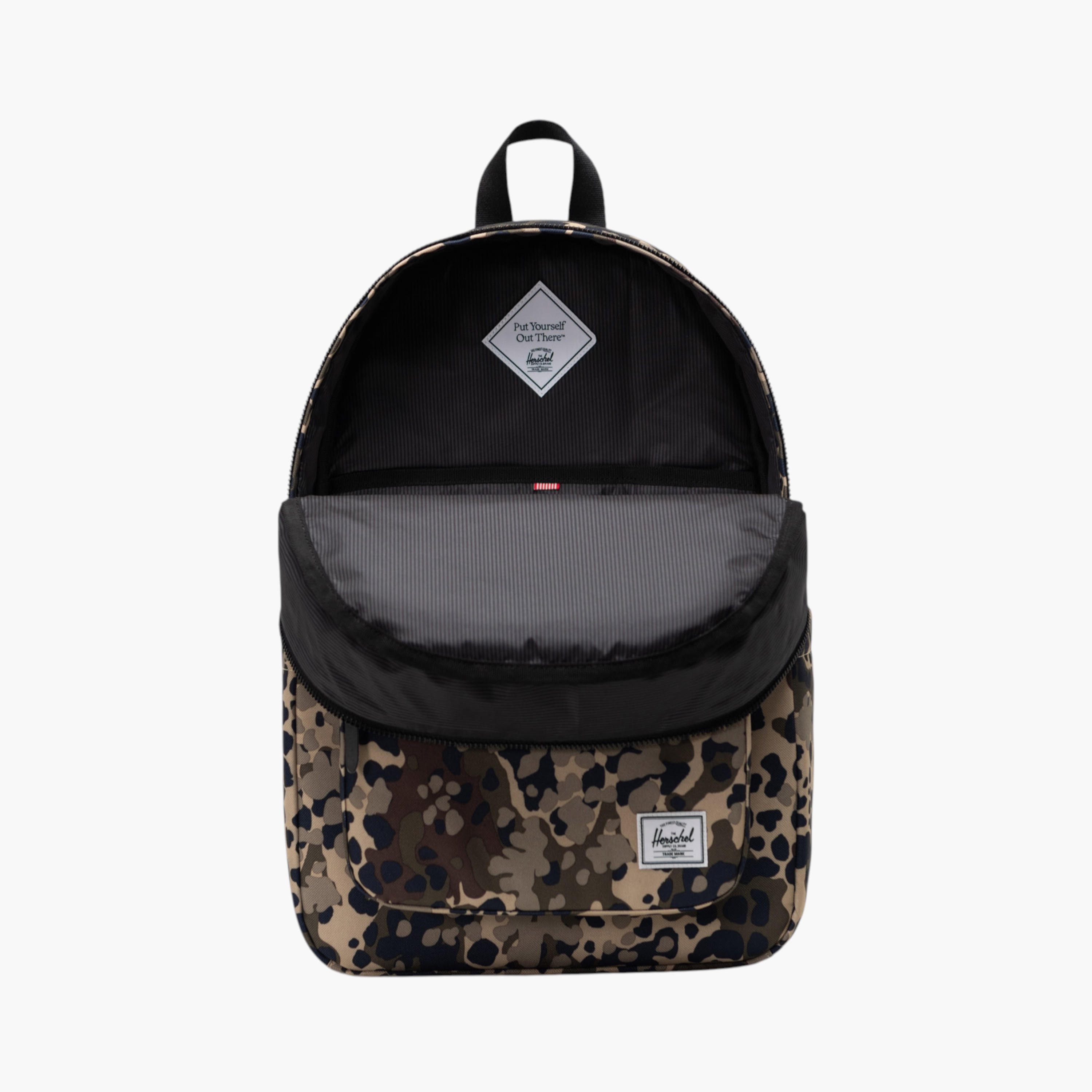 Herschel Supply Co Camouflage Print Backpack with Adjustable Straps and Zip Closure - 44x29x15 cms-school-bagsandbackpacks-backpacks-image-2