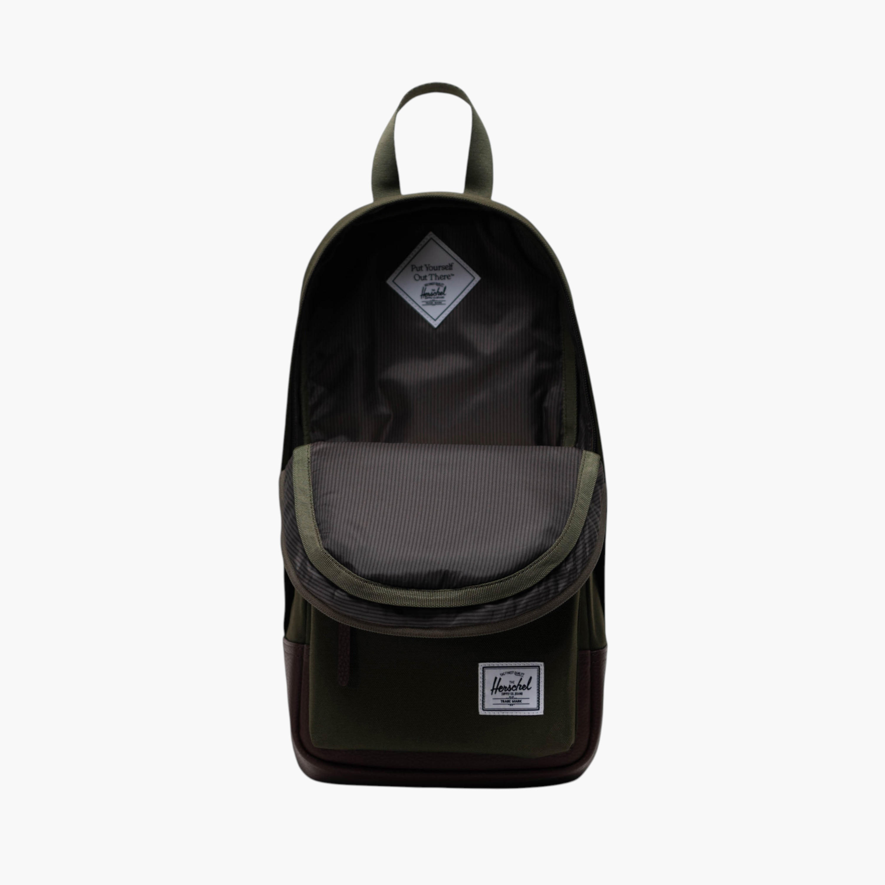 Herschel Supply Co Solid Sling Backpack with Adjustable Strap and Zip Closure - 39x19 cms-men-bags-image-2