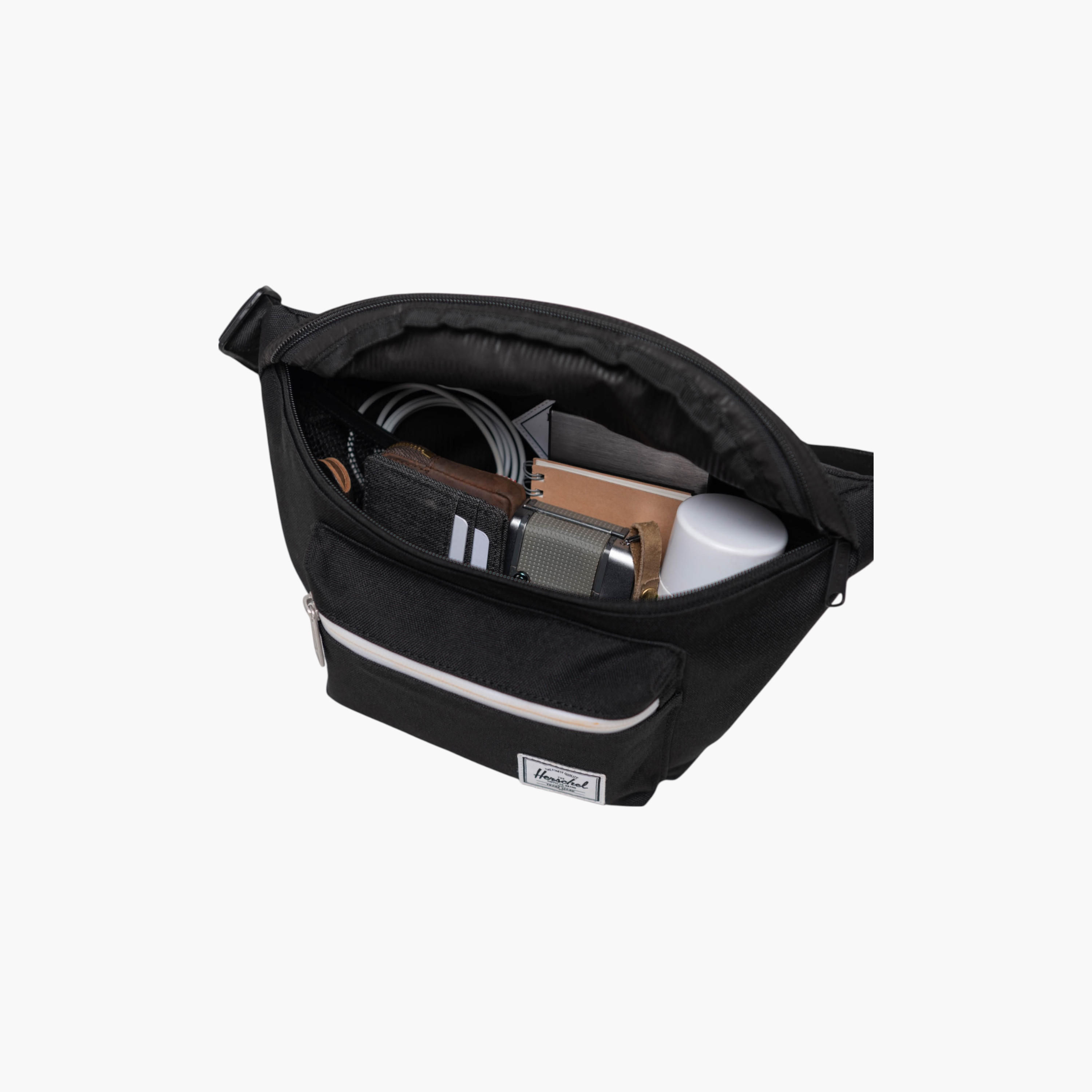 Herschel Supply Co Solid Waist Bag with Zip Closure-travel-accessories-image-4