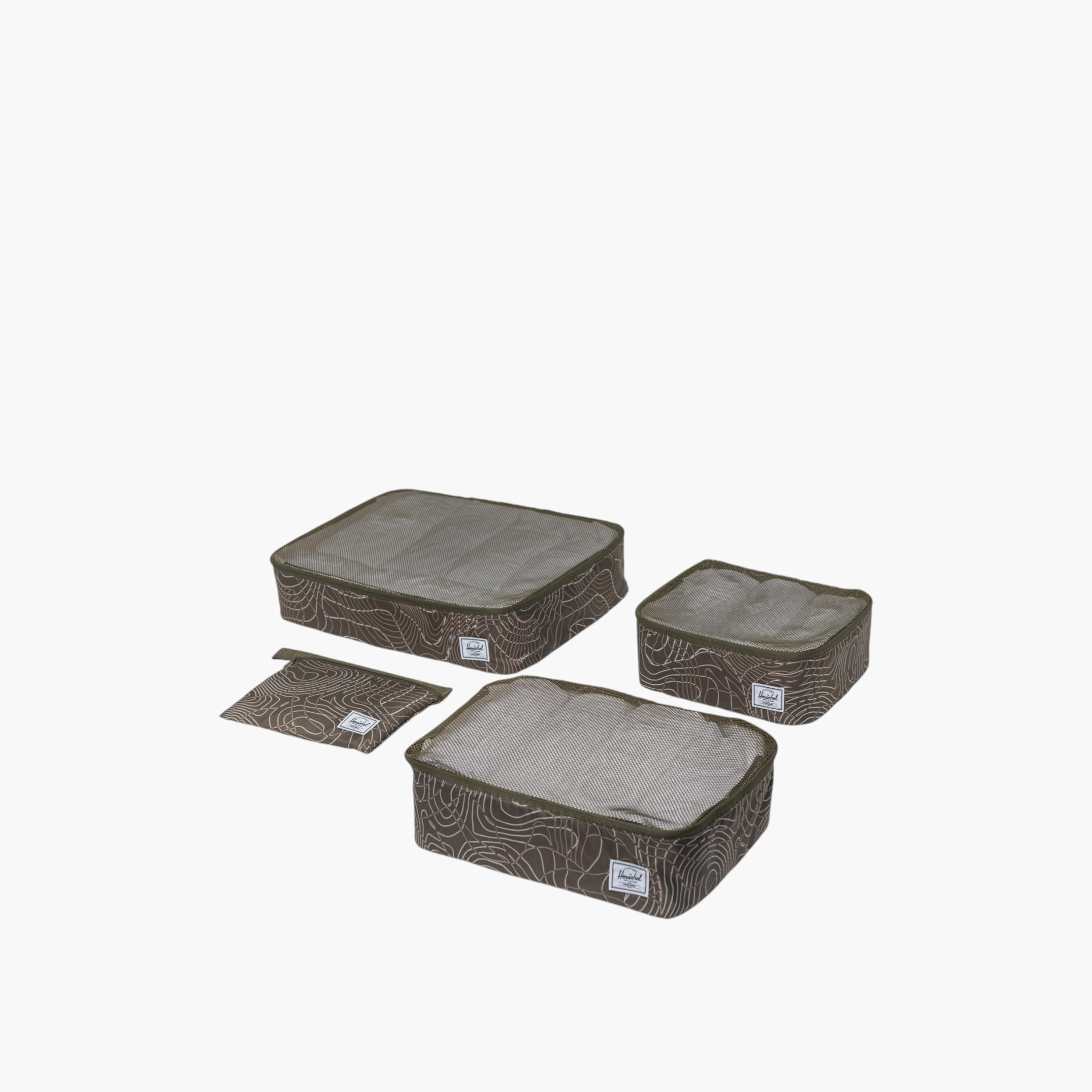 Herschel Supply Co 4-Piece Packing Cube and Pouch Set-women-watchesandjewellery-jewellery-storage-image-1