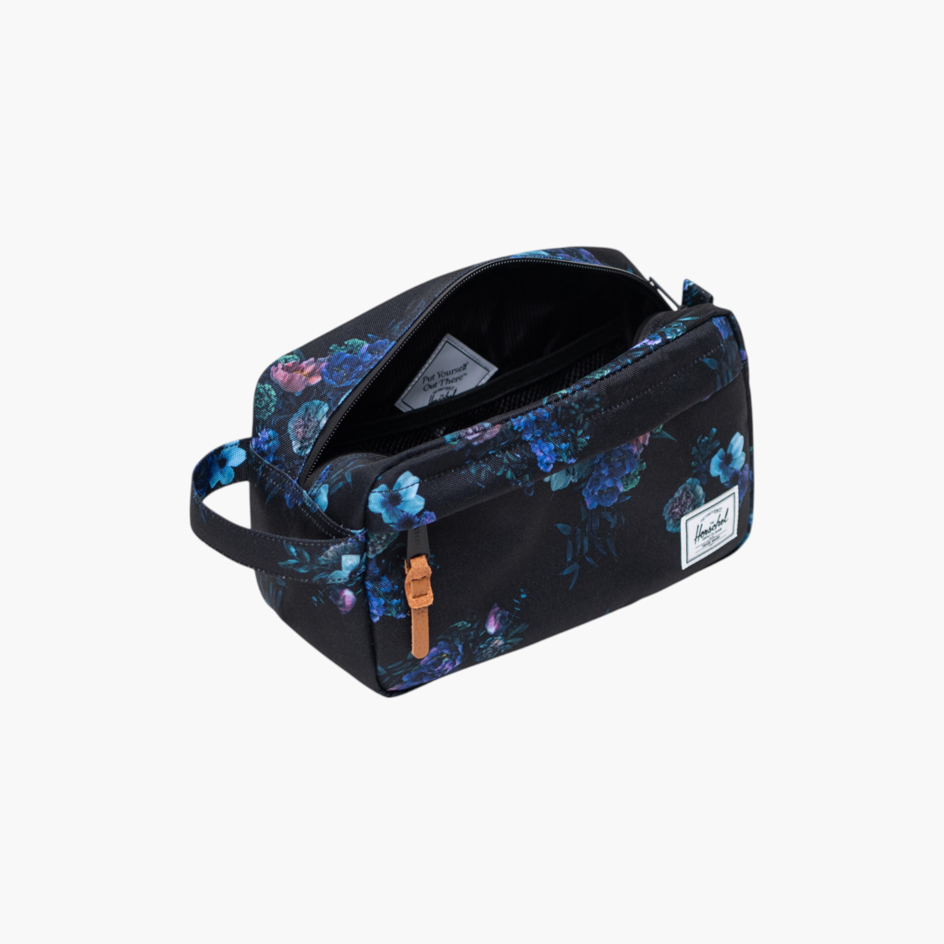 Herschel Supply Co Floral Print Travel Pouch with Zip Closure-women-watchesandjewellery-jewellery-storage-image-3