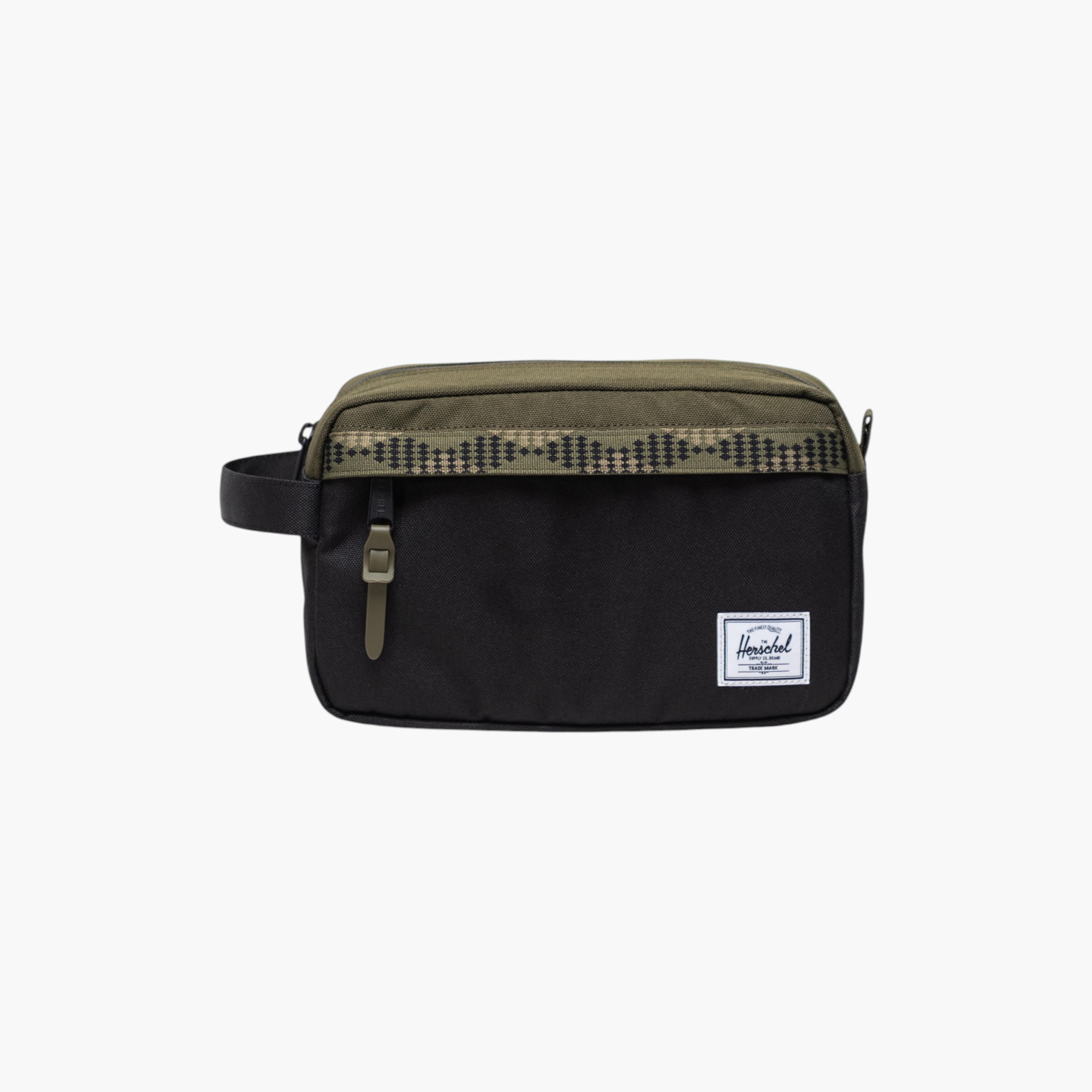 Herschel Supply Co Chapter 2-Compartment Jewellery Organizer with Zip Closure - 15x24x12 cm-women-watchesandjewellery-jewellery-storage-image-1