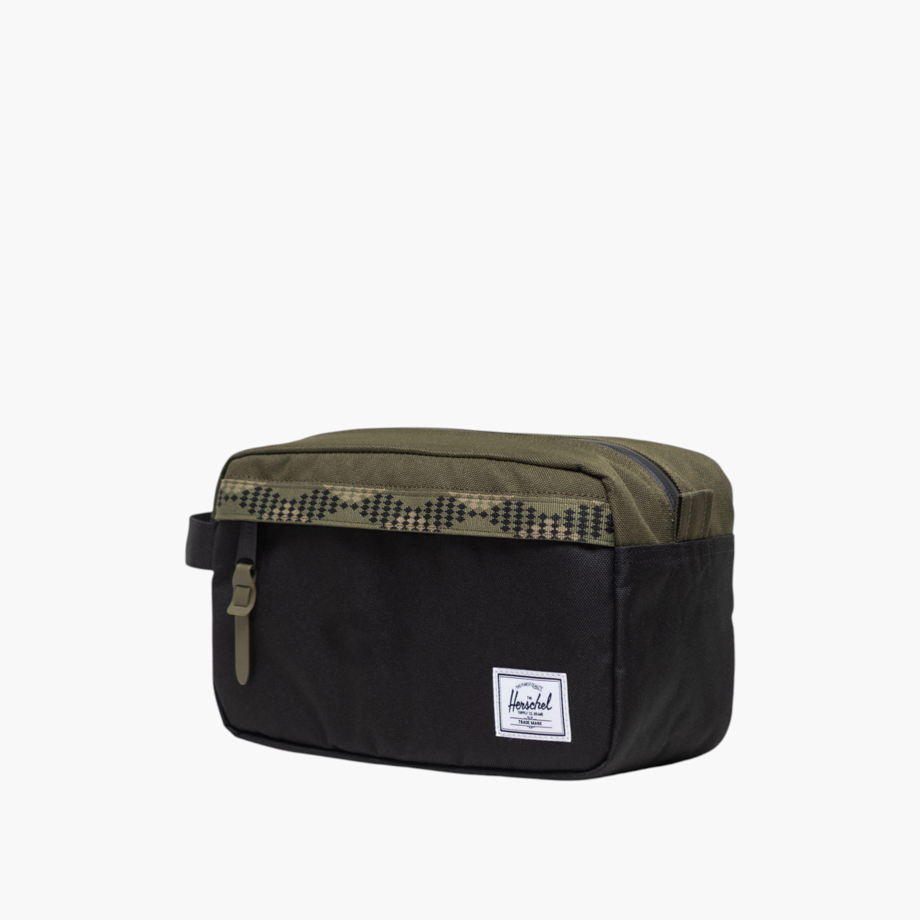 Herschel Supply Co Chapter 2-Compartment Jewellery Organizer with Zip Closure - 15x24x12 cm-women-watchesandjewellery-jewellery-storage-image-2
