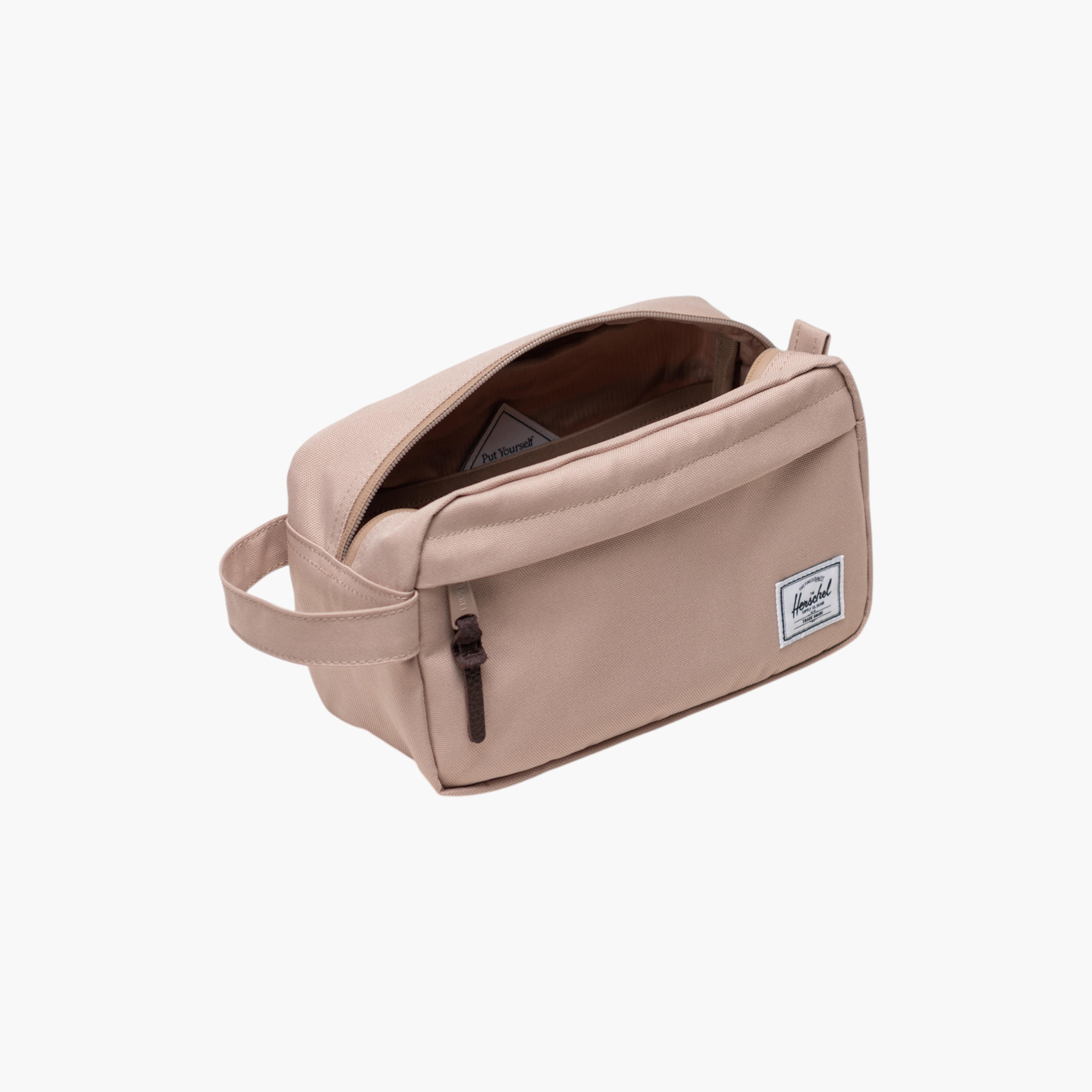 Herschel Supply Co Chapter 2-Compartment Jewellery Organizer with Zip Closure - 15x24x12 cm-women-watchesandjewellery-jewellery-storage-image-2
