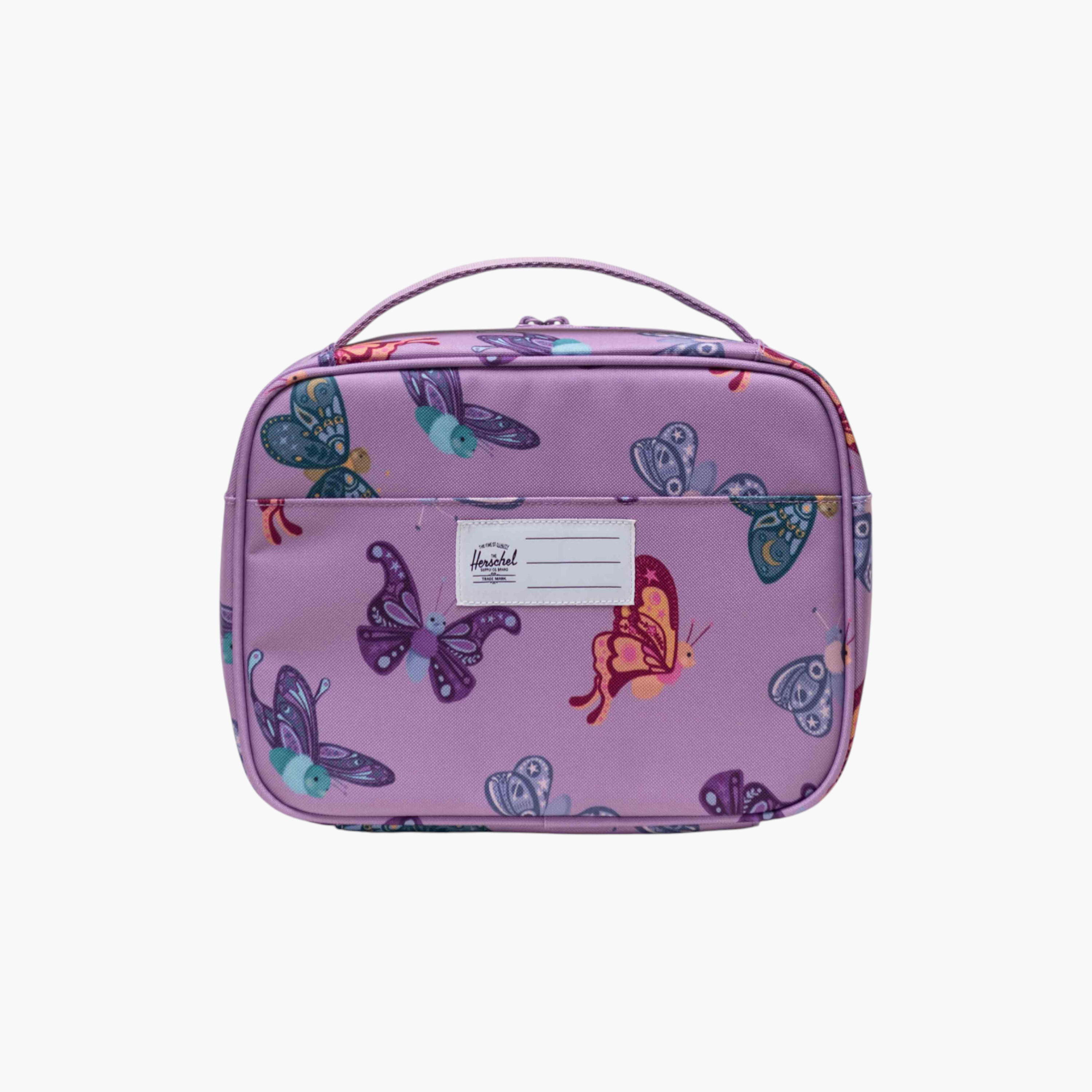 Herschel Supply Co Butterfly Print Lunch Bag with Zip Closure-school-lunchessentials-lunchbags-image-3