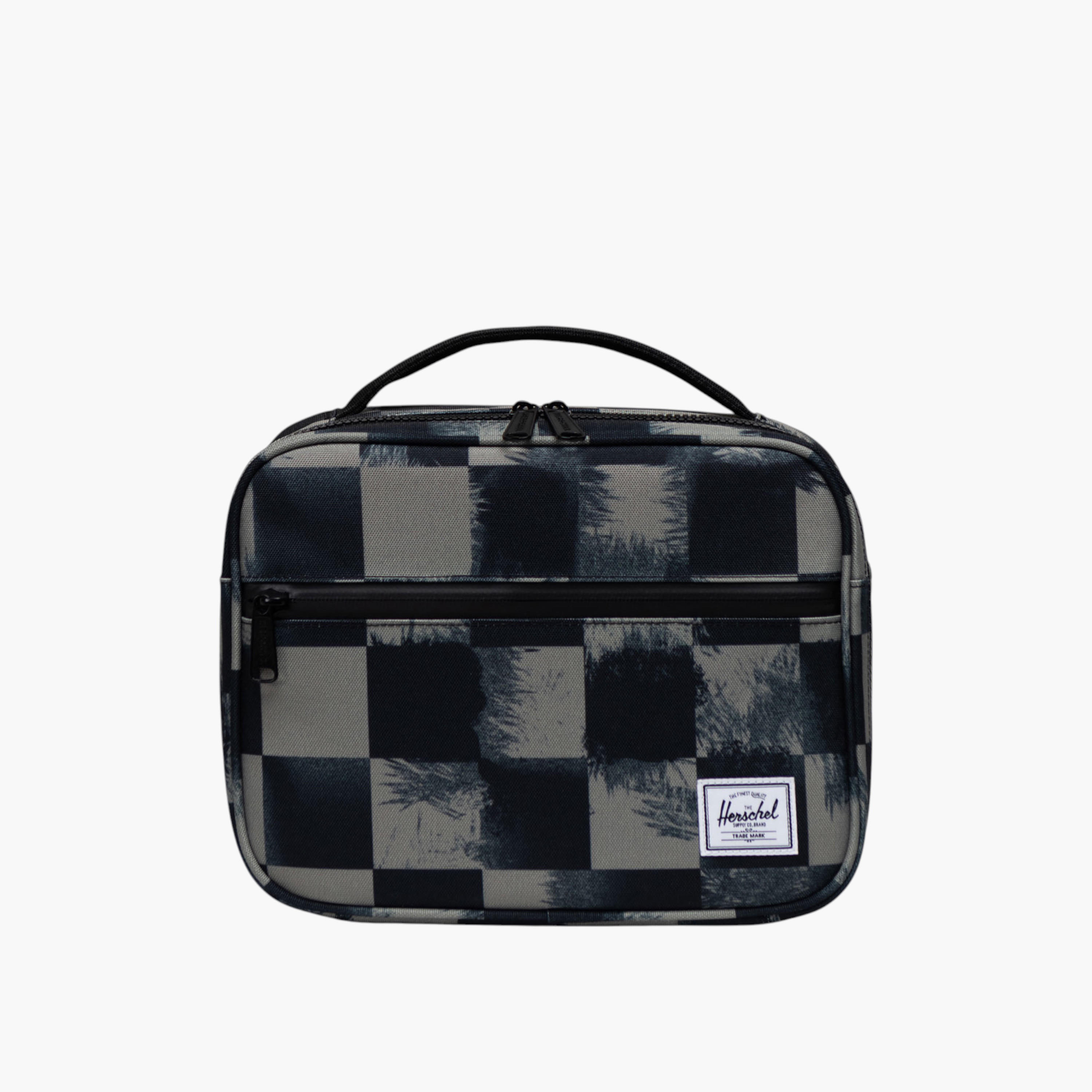 Herschel Supply Co Checked Insulated Lunch Bag for Kids' with Top Handle-school-lunchessentials-lunchbags-image-1