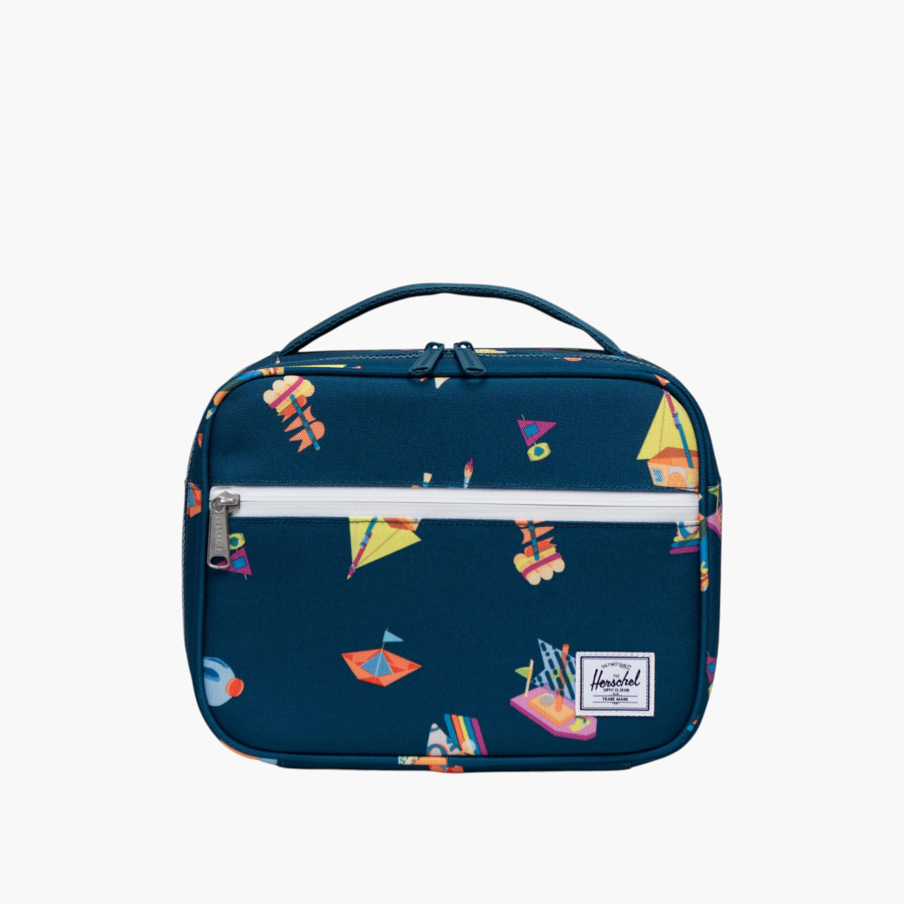 Herschel Supply Co Printed Insulated Lunch Bag for Kids' with Zip Closure-school-lunchessentials-lunchbags-image-1