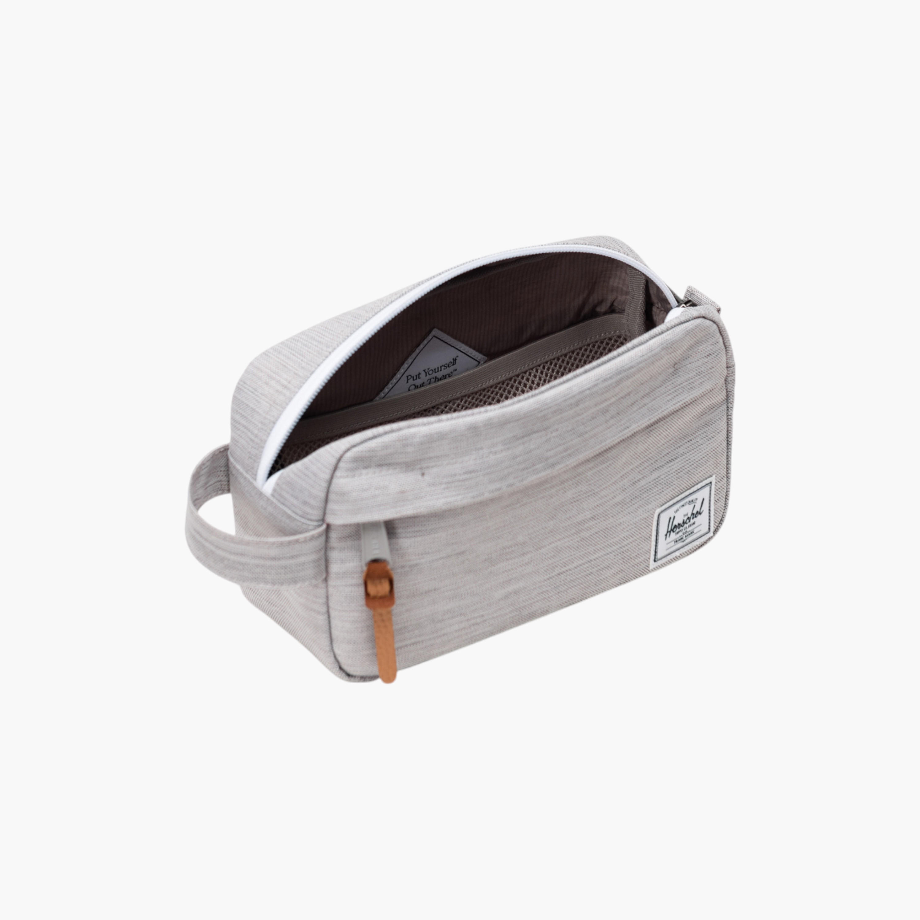 Herschel Supply Co Chapter 2-Compartment Jewellery Organizer with Zip Closure - 15x24x11 cms-women-watchesandjewellery-jewellery-storage-image-3