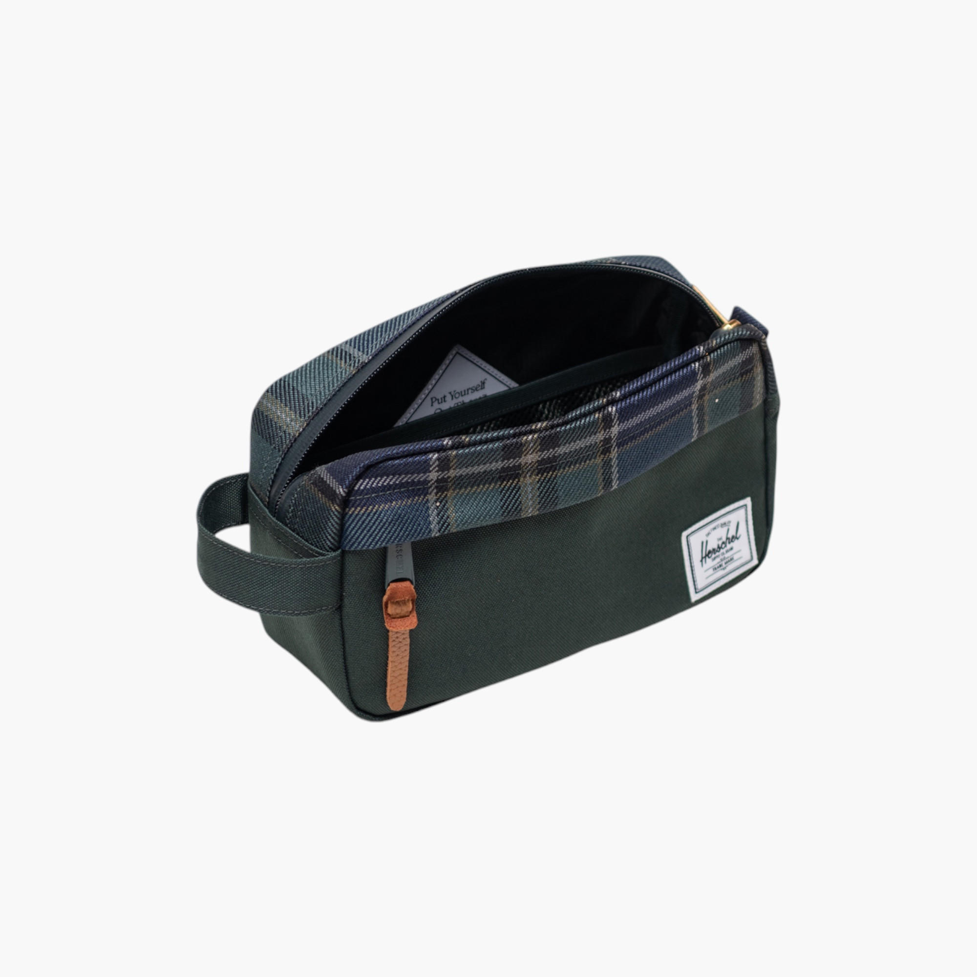 Herschel Supply Co Chapter 2-Compartment Jewellery Organiser with Zip Closure - 13x21x8 cms-women-watchesandjewellery-jewellery-storage-image-3