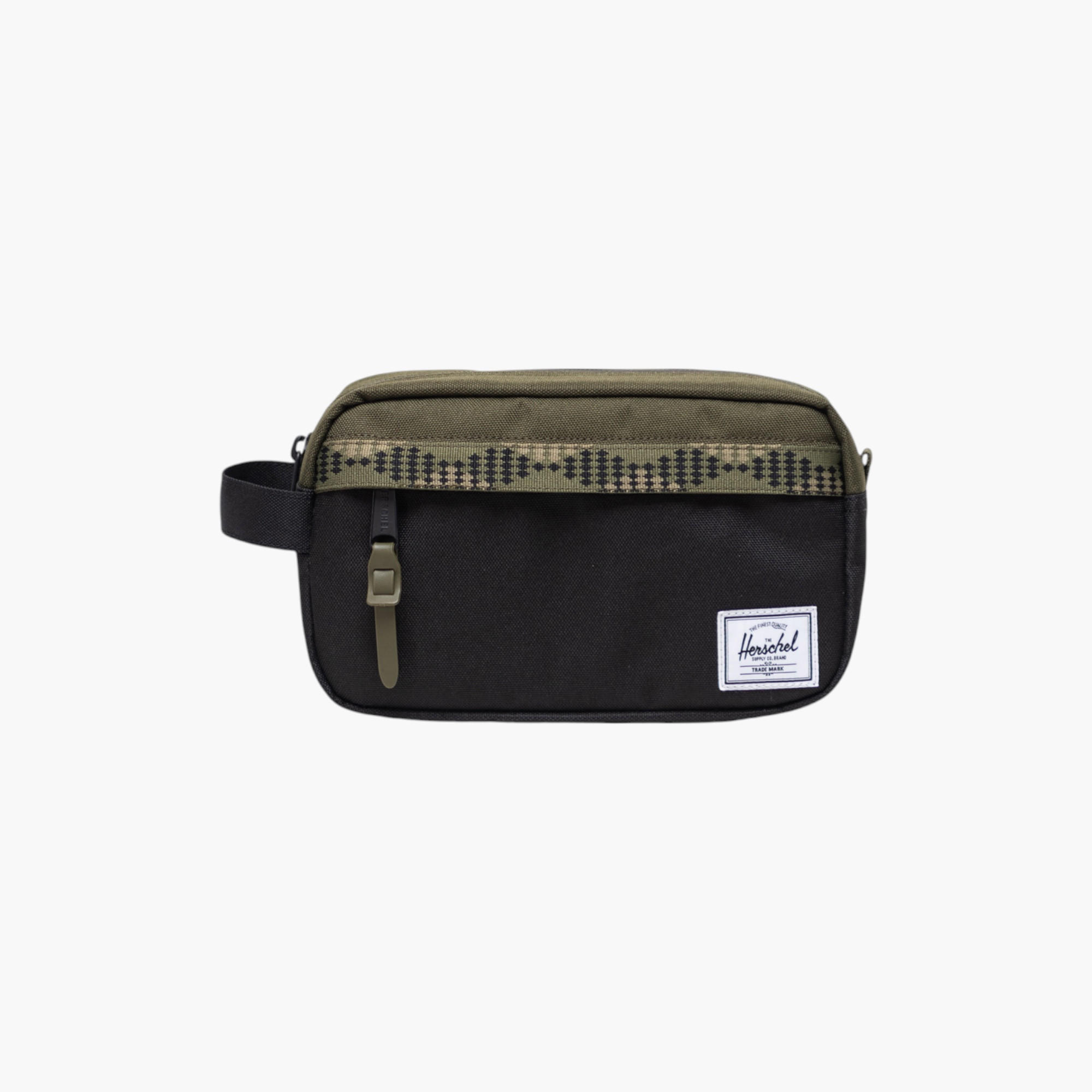 Herschel Supply Co Chapter 2-Compartment Jewellery Organiser with Zip Closure - 13x21x8 cms-women-watchesandjewellery-jewellery-storage-image-1