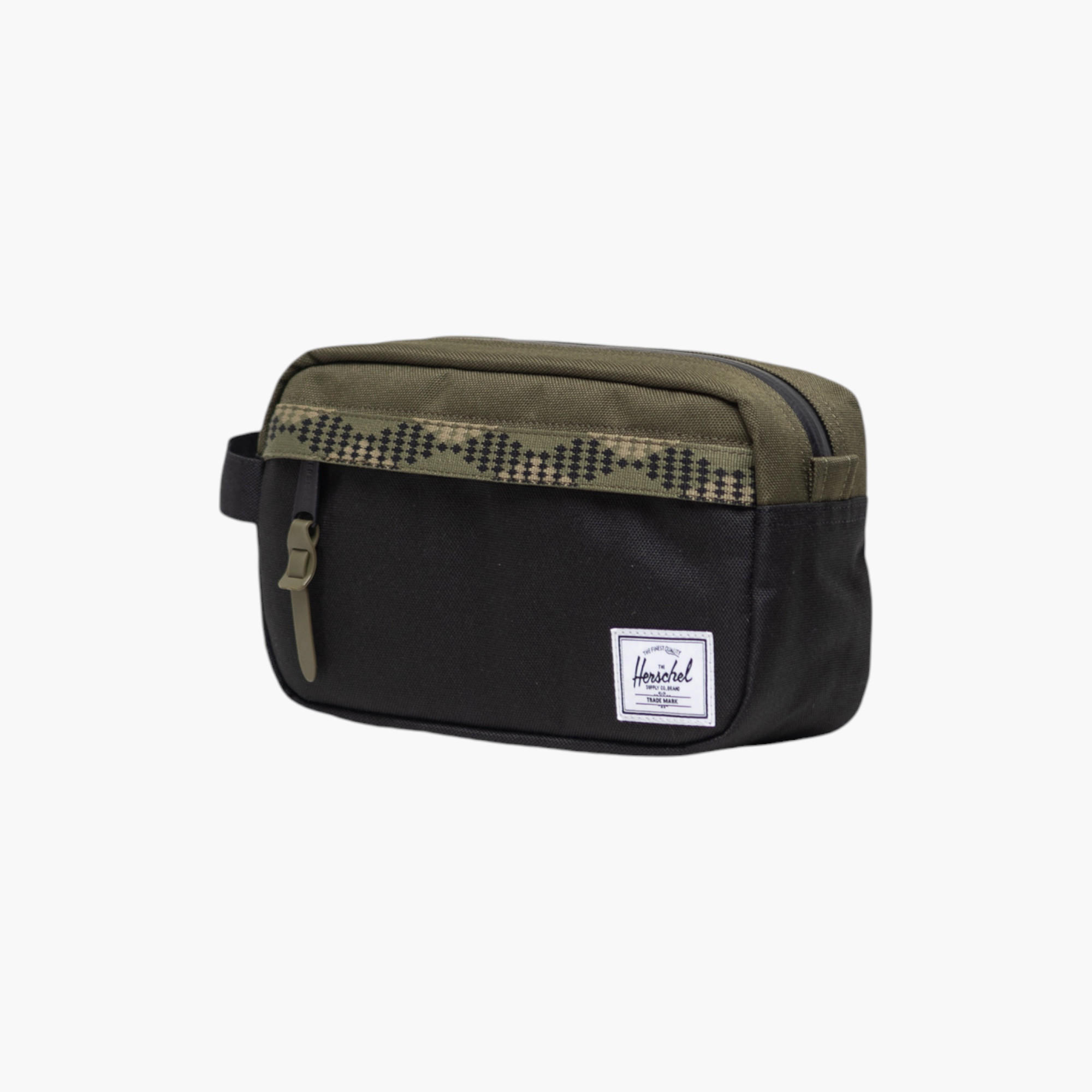 Herschel Supply Co Chapter 2-Compartment Jewellery Organiser with Zip Closure - 13x21x8 cms-women-watchesandjewellery-jewellery-storage-image-2