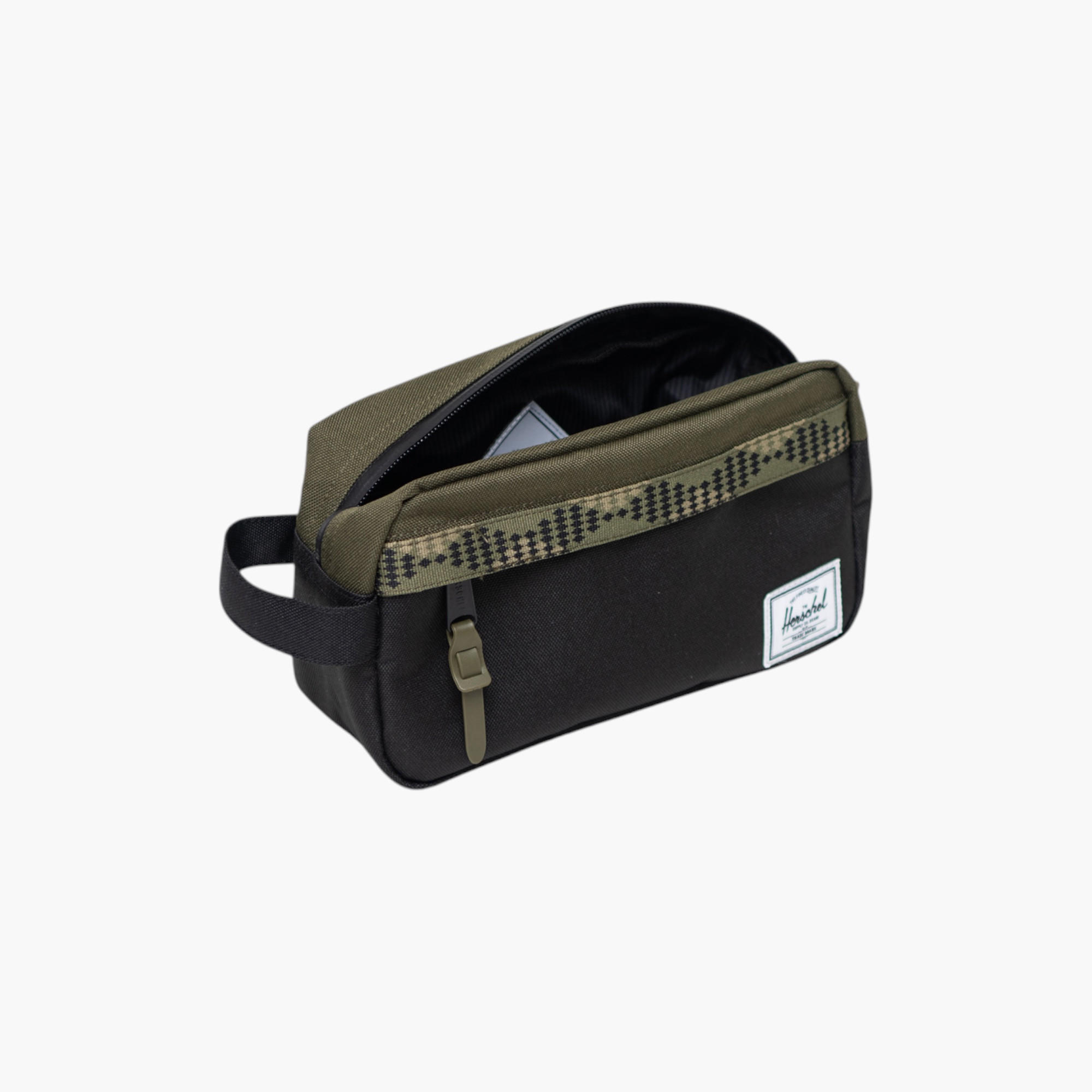 Herschel Supply Co Chapter 2-Compartment Jewellery Organiser with Zip Closure - 13x21x8 cms-women-watchesandjewellery-jewellery-storage-image-3