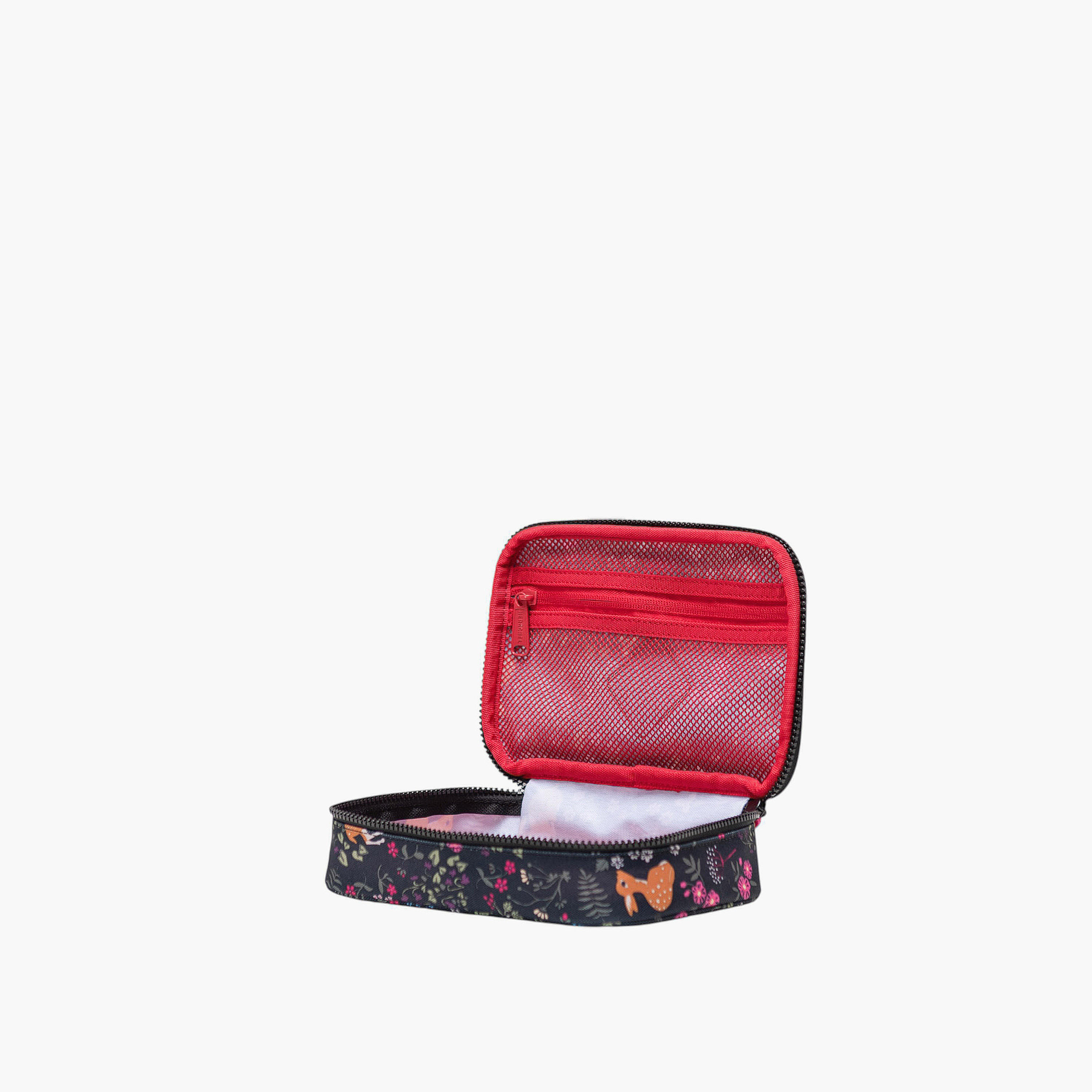 Herschel Supply Co Printed Pencil Case with Mesh Pouch and Zip Closure-women-watchesandjewellery-jewellery-storage-image-2