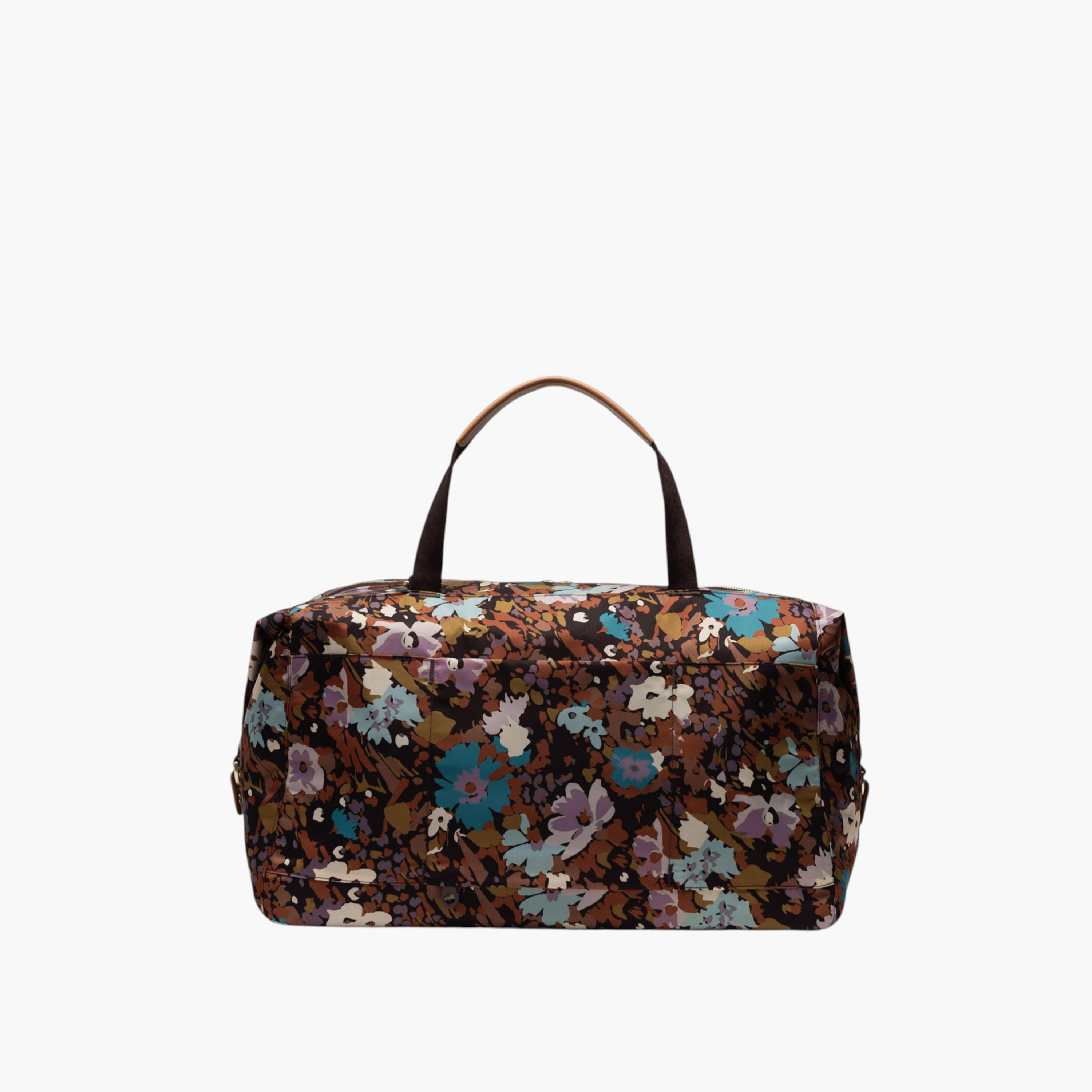 شنطة دافل بسحاب إغلاق وحزام قابل للتعديل وطبعات زهرية من هيرشيل سبلاي كو-travel-luggagesandbags-dufflebags-image-3