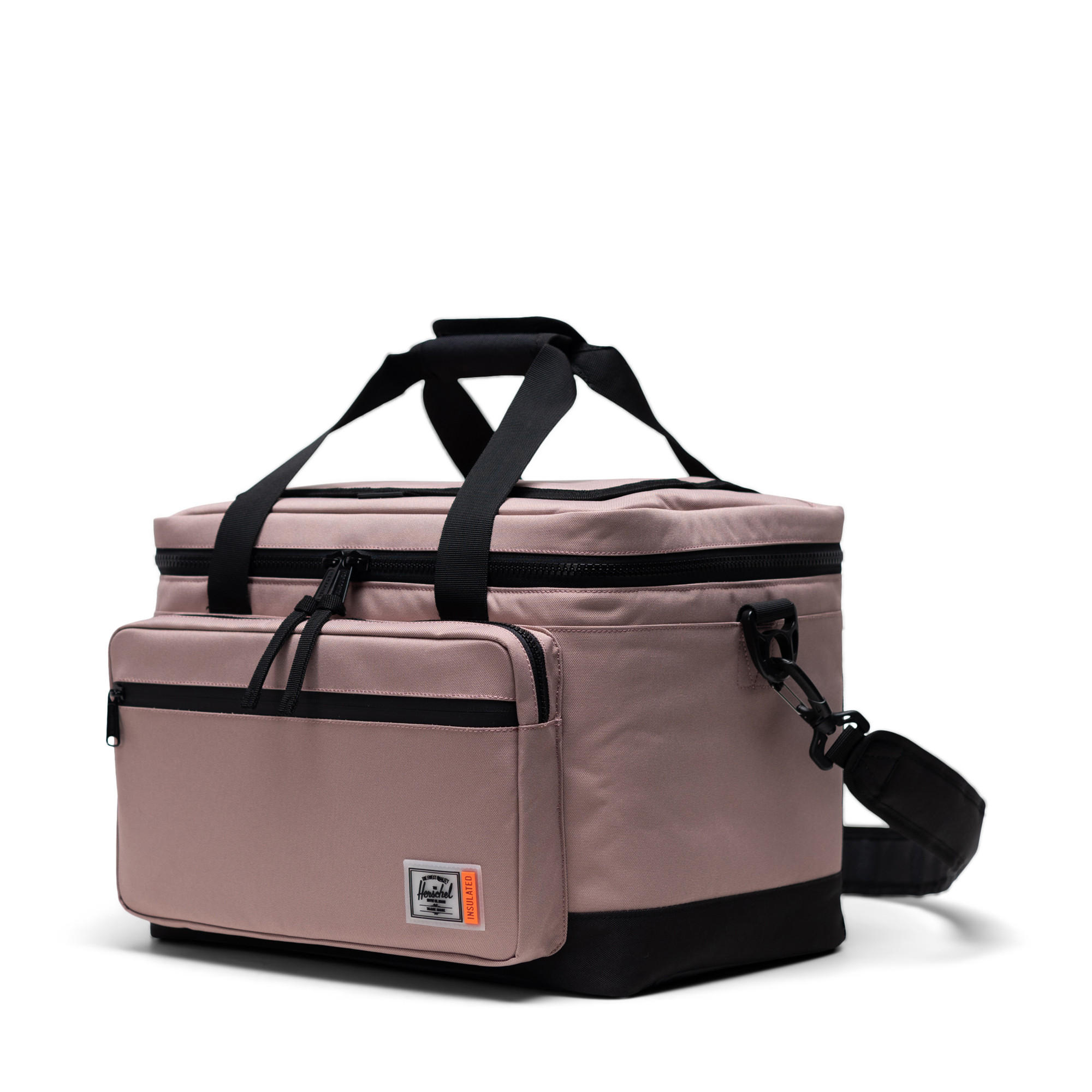 Herschel Supply Co Solid Lunch Bag with Detachable Strap and Zip Closure-school-lunchessentials-lunchbags-image-4