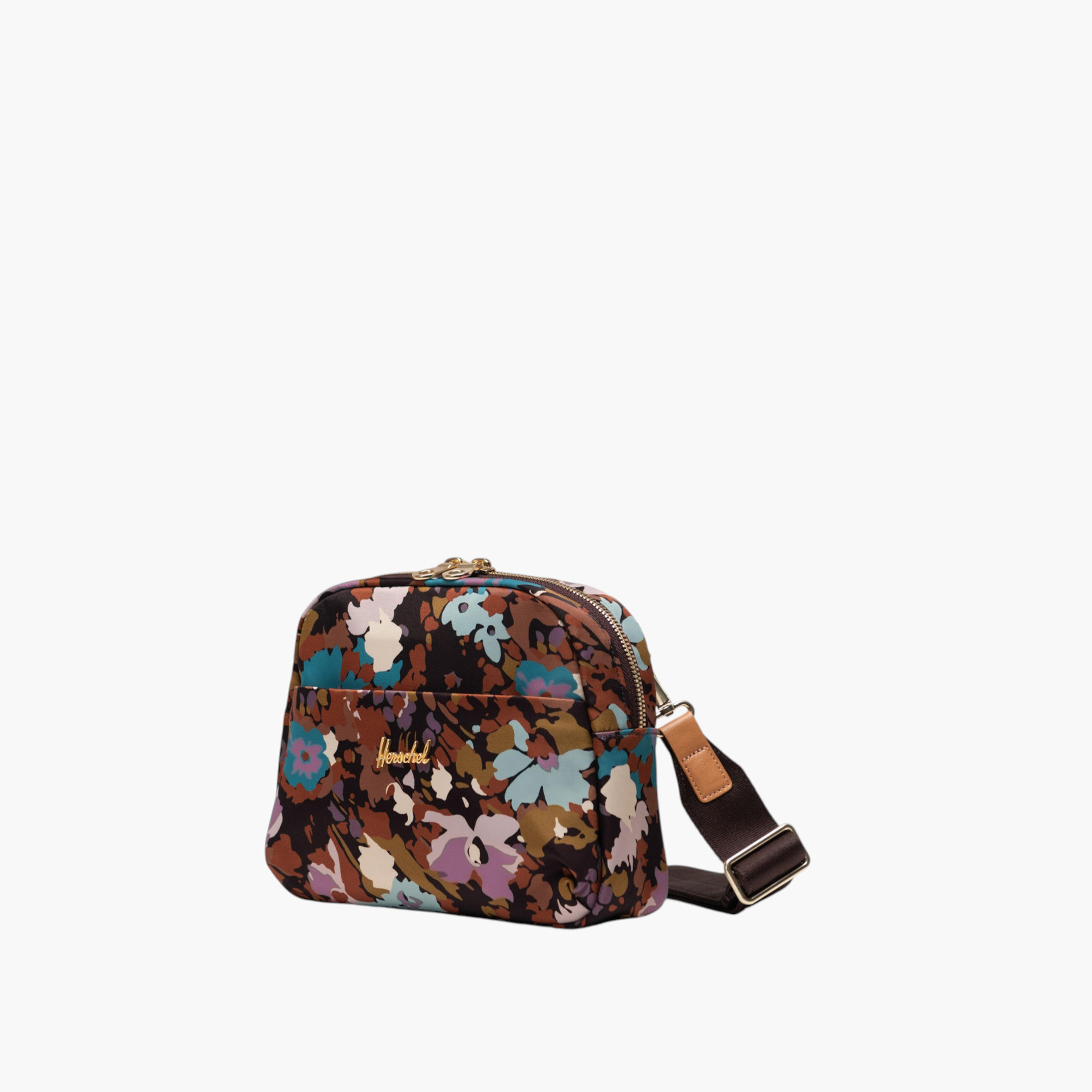 Herschel Supply Co Floral Print Crossbody Bag with Detachable Strap and Zip Closure-women-bagsandwallets-handbags-image-2