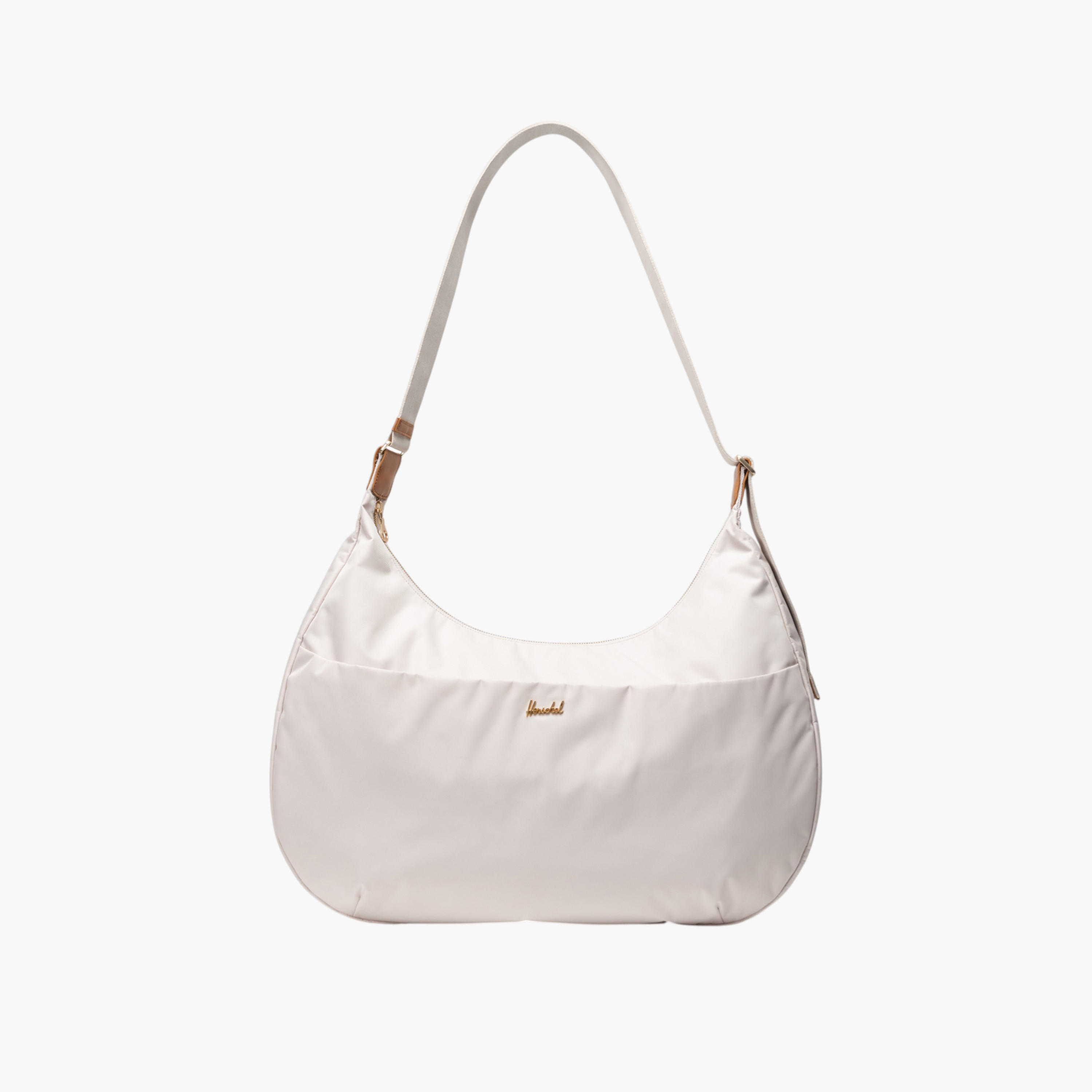 شنطة كتف سادة بحزام قابل للتعديل من هيرشل سبلاي كو-women-bagsandwallets-handbags-image-1