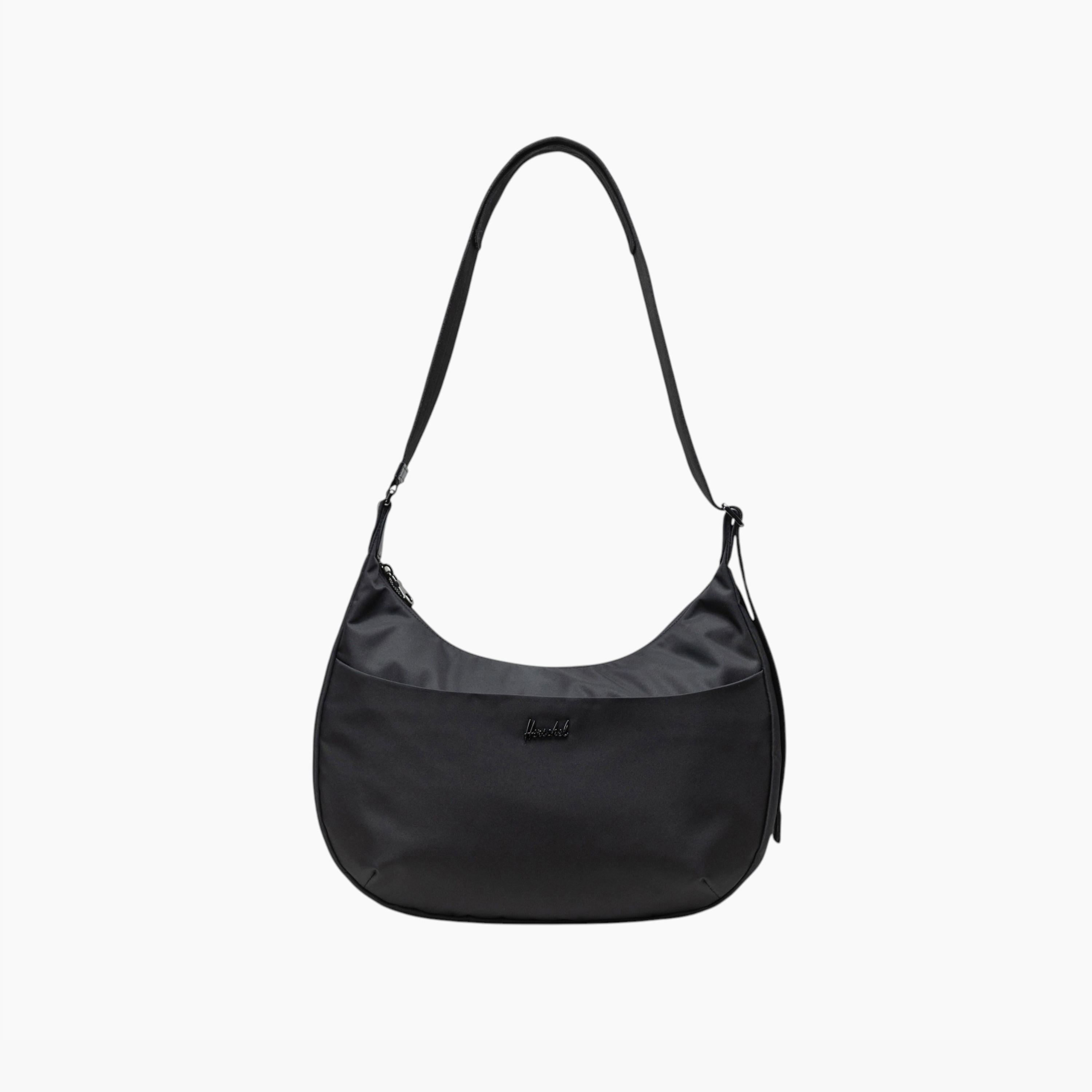 Herschel Supply Co Solid Shoulder Bag with Adjustable Strap and Zip Closure-women-bagsandwallets-handbags-image-1