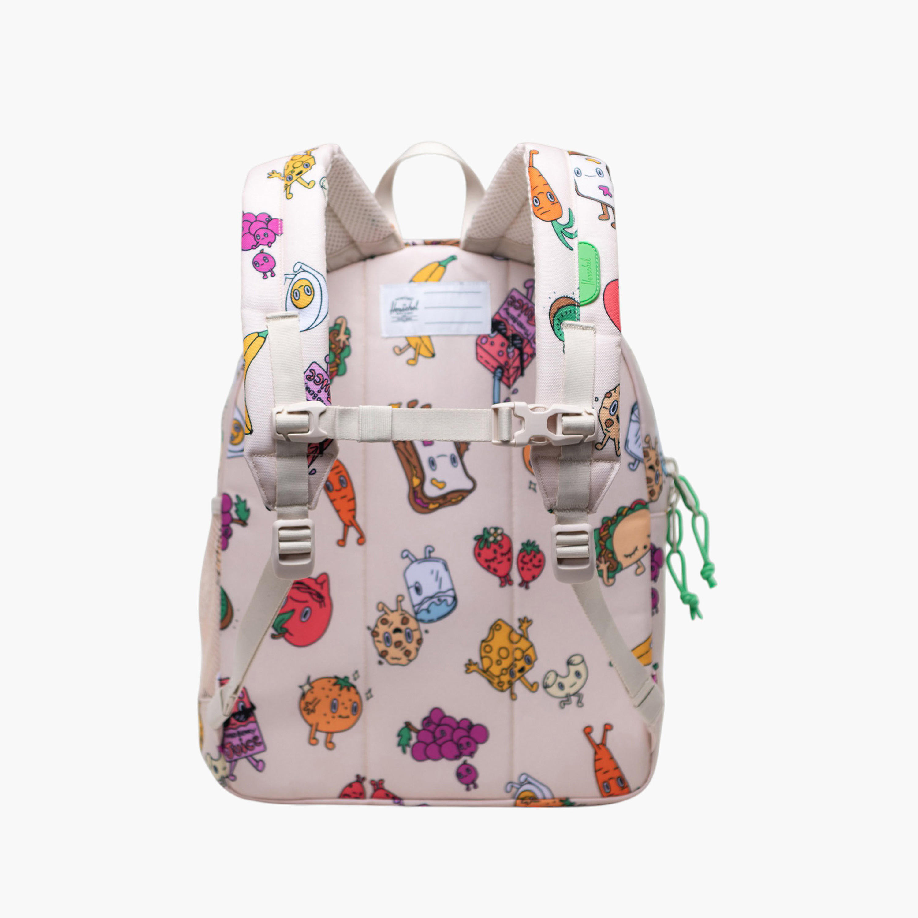 شنطة ظهر بأحزمة قابلة للتعديل وطبعات من هيرشل سبلاي كو - 38x30x15 سم-school-bagsandbackpacks-backpacks-image-4