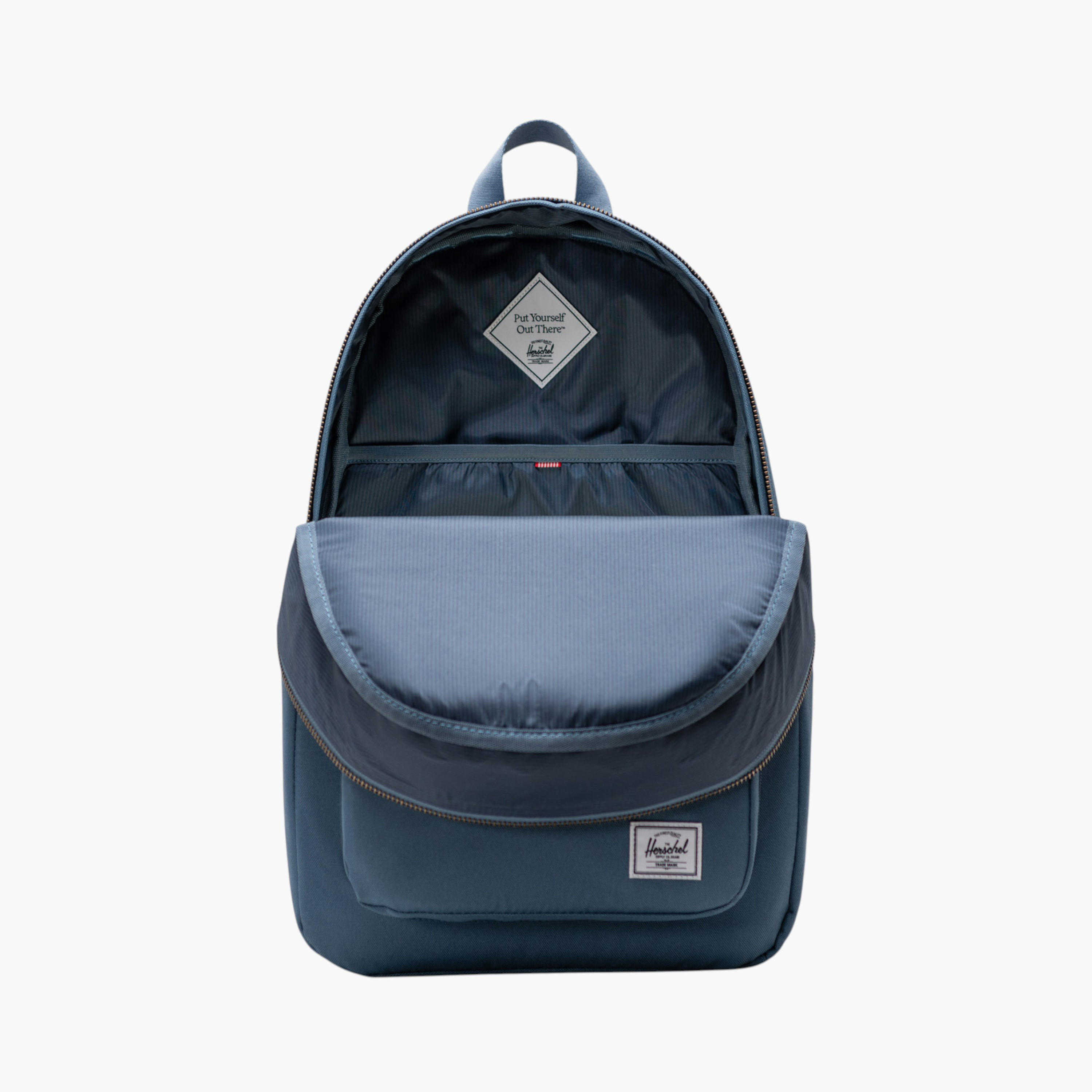Herschel Supply Co Solid Backpack with Zip Closure and Shoulder Straps - 44x29x15 cms-school-bagsandbackpacks-backpacks-image-2