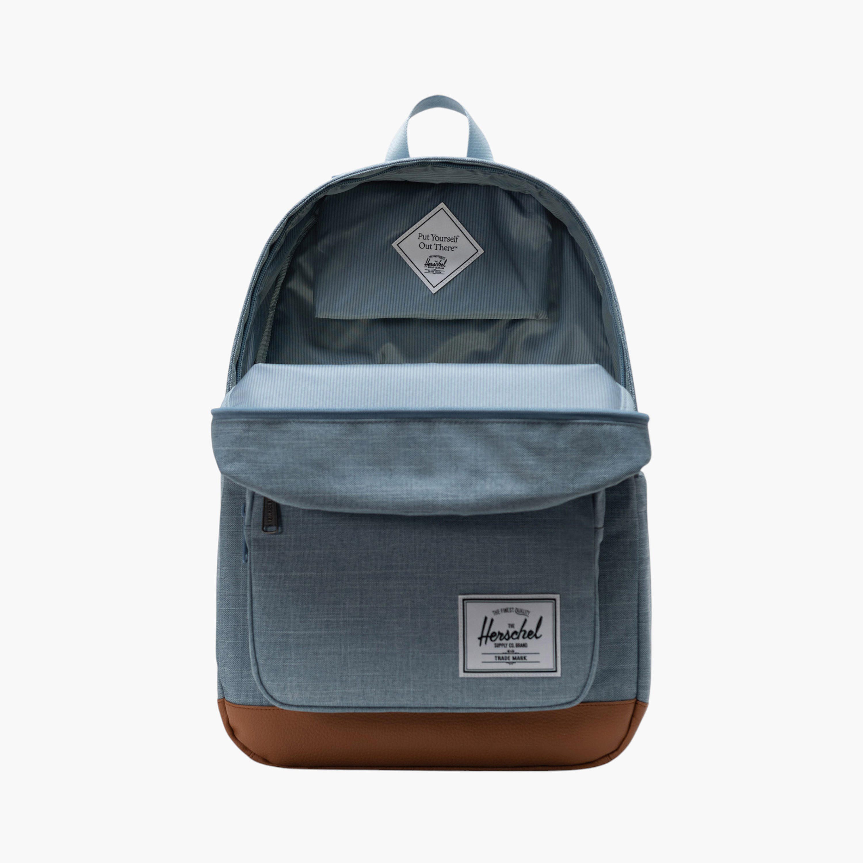 Herschel Supply Co Solid Backpack with Zip Closure and Shoulder Straps - 45x31x17 cms-school-bagsandbackpacks-backpacks-image-2