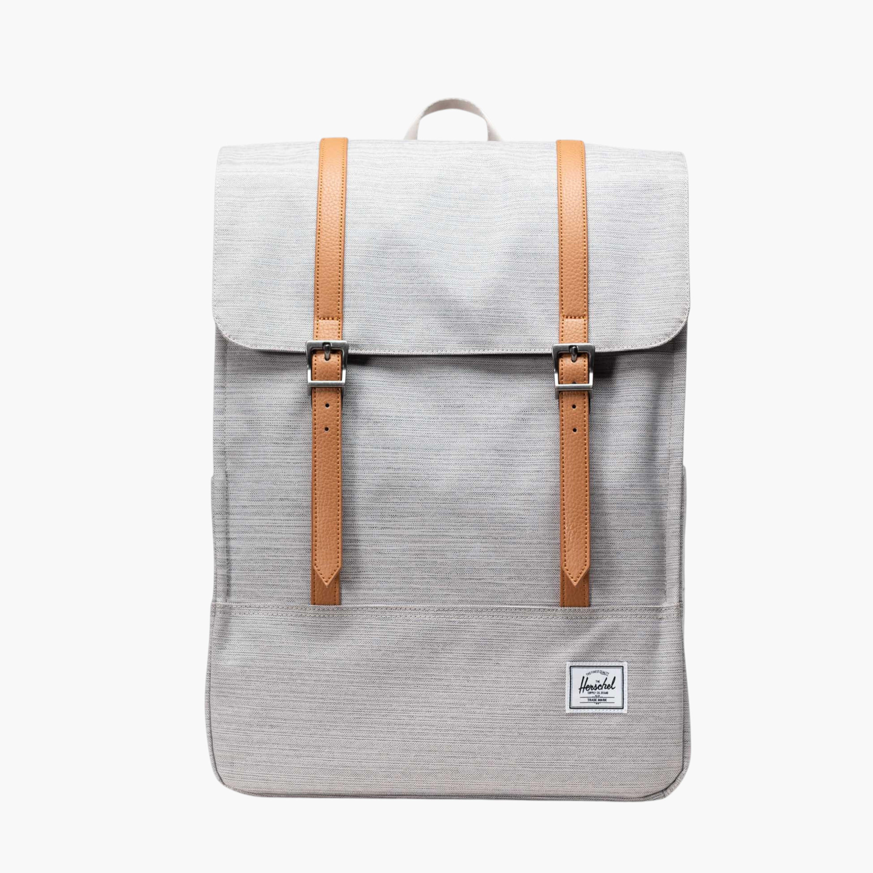 Herschel Supply Co Solid Backpack with Magnetic Button Closure and Shoulder Straps - 41x31x15 cms-school-bagsandbackpacks-backpacks-image-1