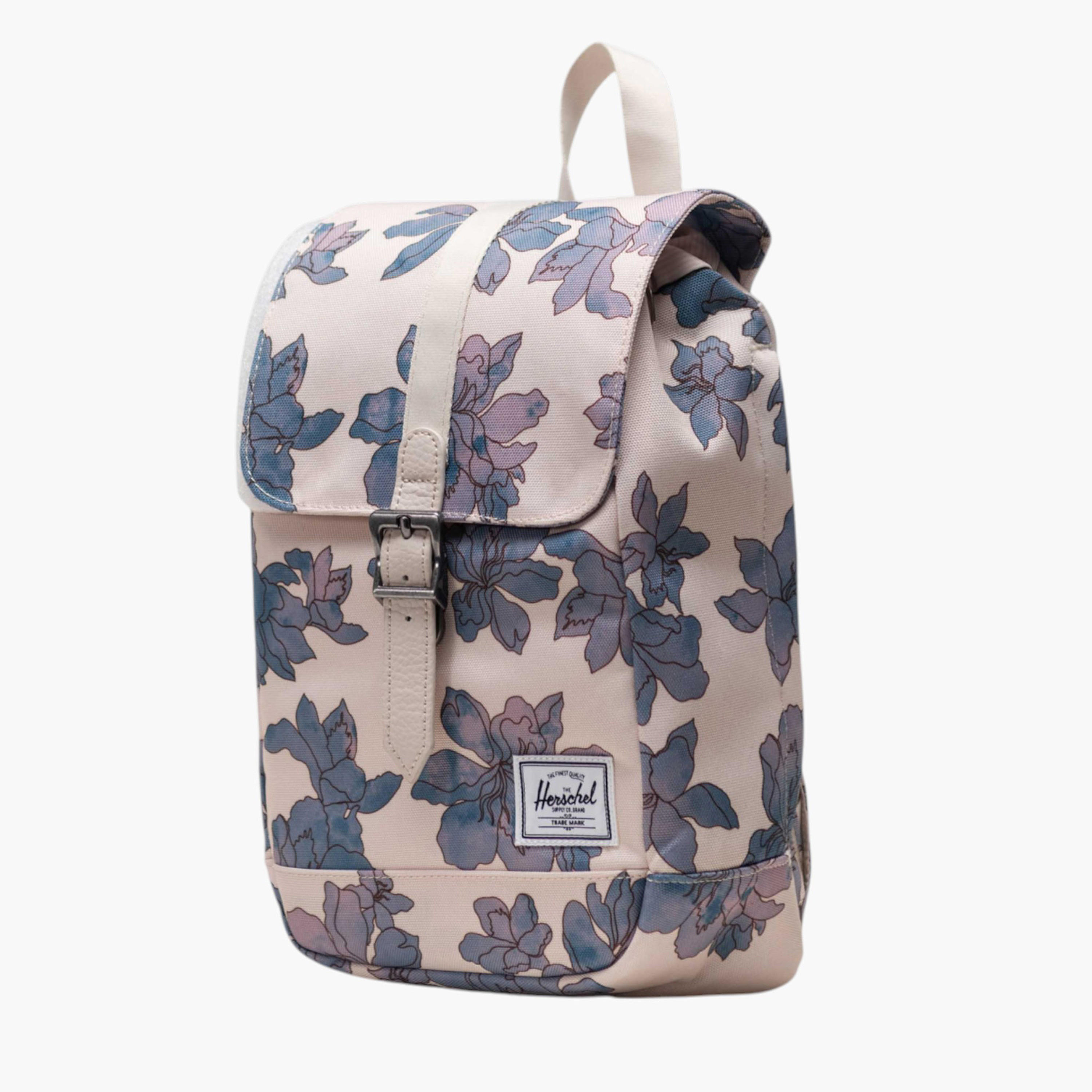 Herschel Supply Co Floral Print Sling Backpack with Adjustable Strap and Zip Closure - 28x20x9 cms-women-bagsandwallets-handbags-image-3
