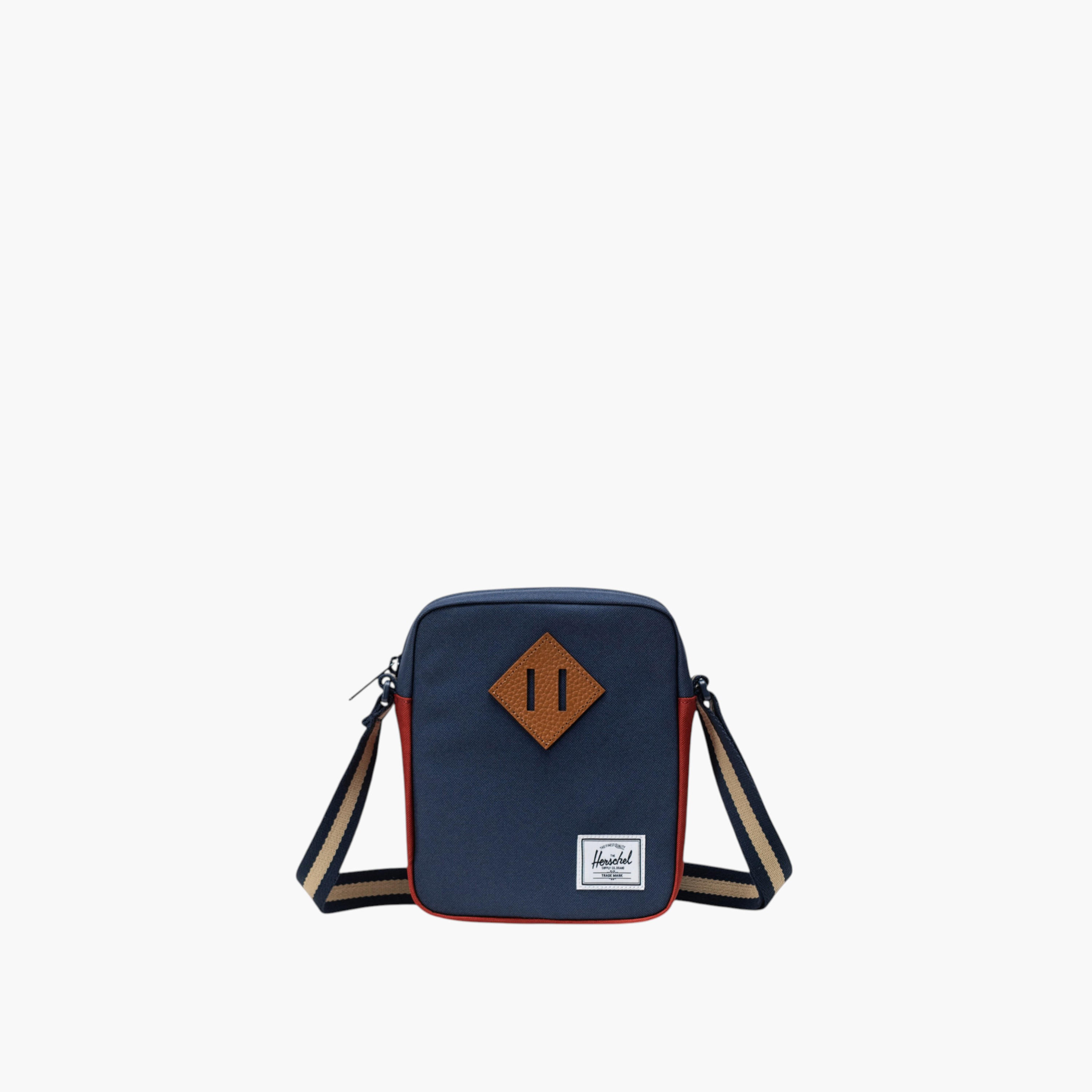Herschel Supply Co Solid Crossbody Bag with Adjustable Strap and Zip Closure-men-bags-image-1