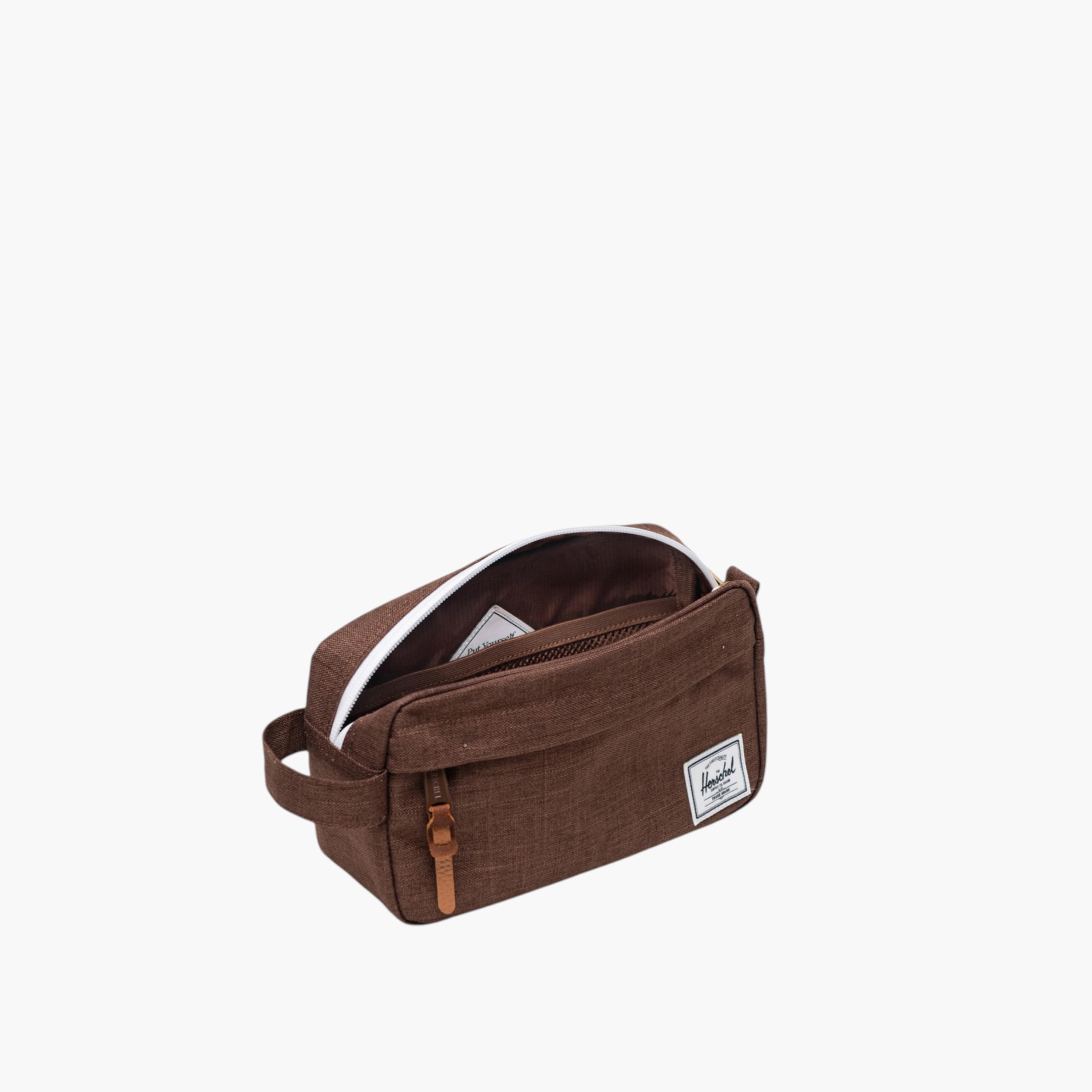 Herschel Supply Co Solid Travel Pouch with Zip Closure-women-watchesandjewellery-jewellery-storage-image-3