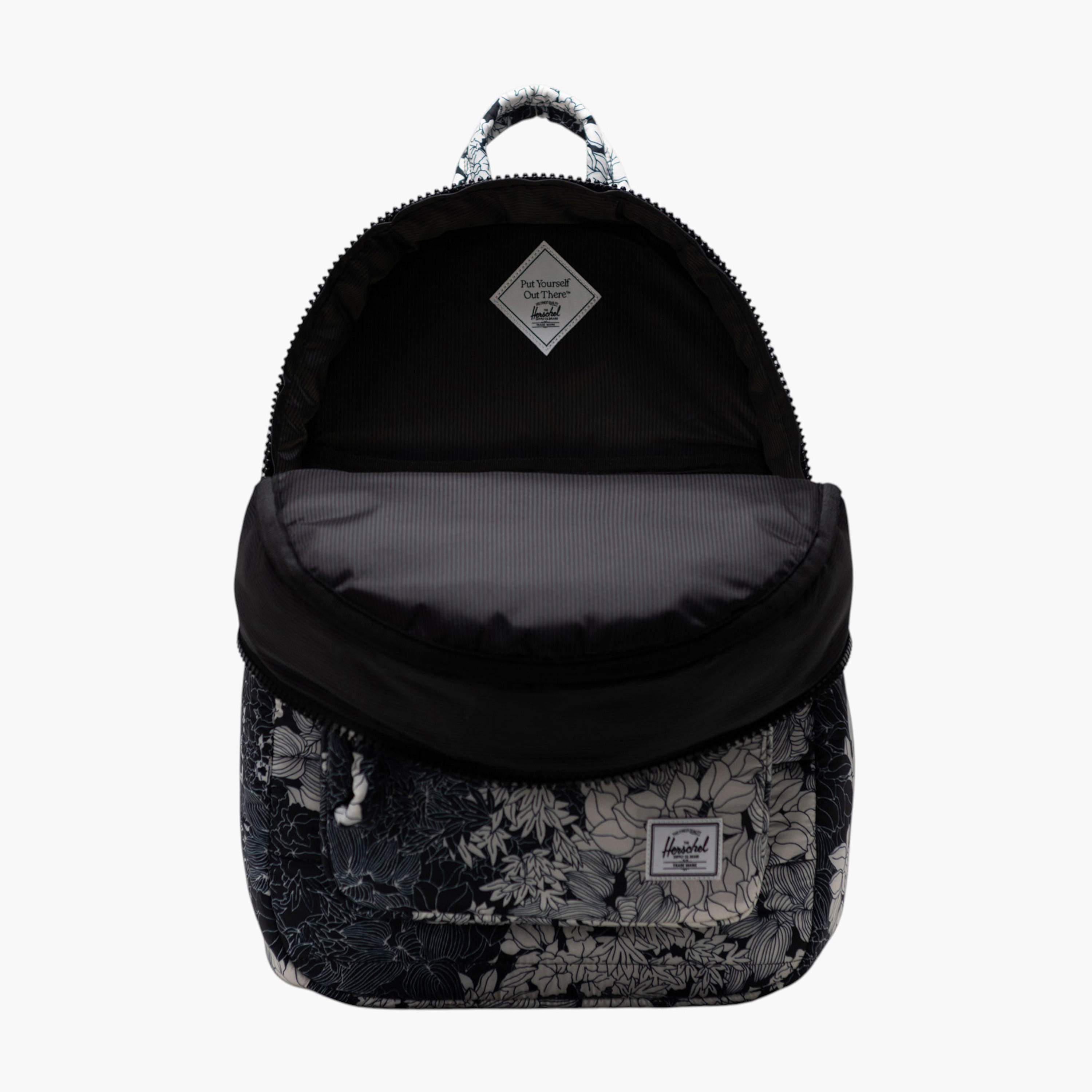 Herschel Supply Co Floral Print Backpack with Zip Closure and Shoulder Straps - 44x29x15 cms-school-bagsandbackpacks-backpacks-image-2