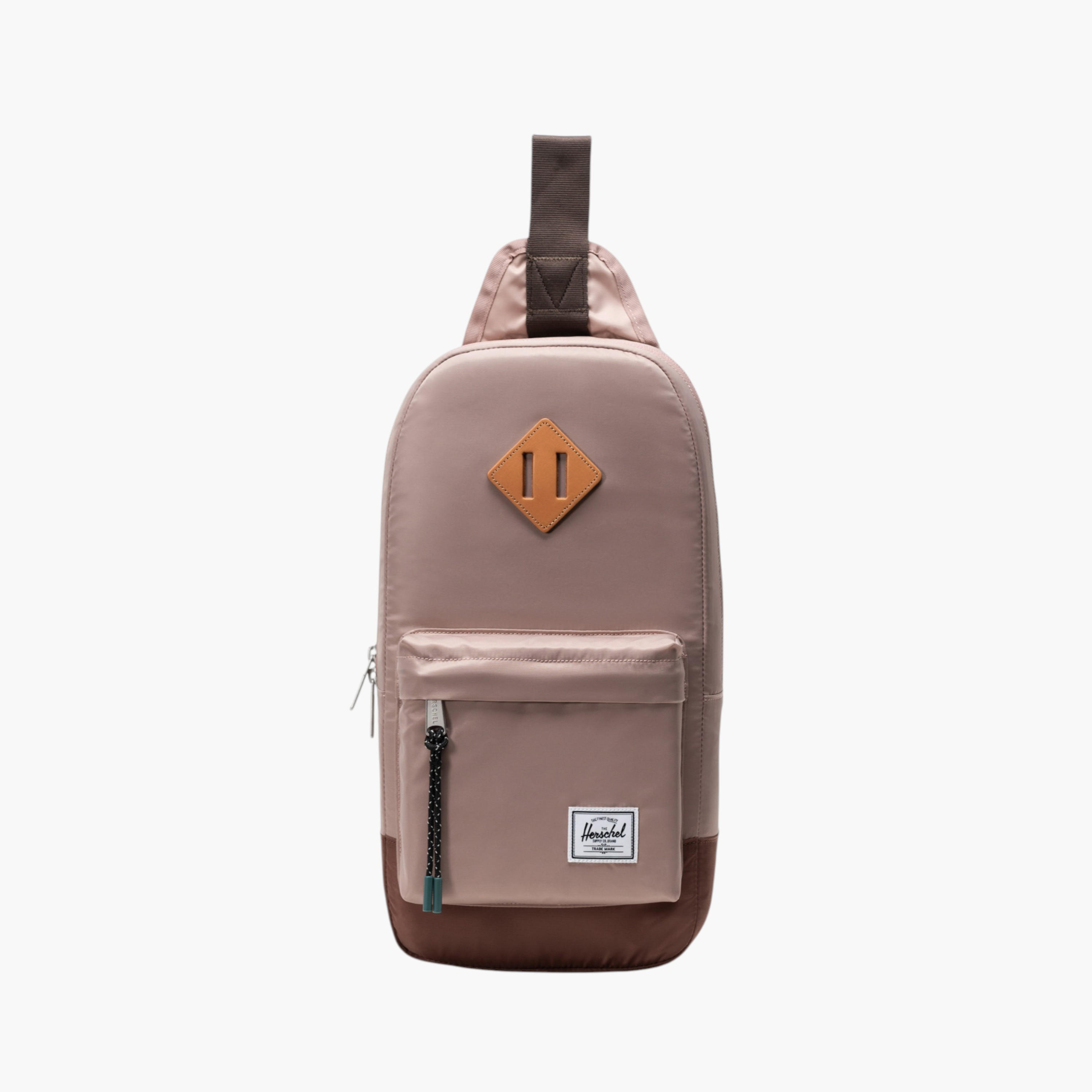 Herschel Supply Co Solid Sling Backpack with Adjustable Strap and Zip Closure - 18x15x6 cms-women-bagsandwallets-handbags-image-1