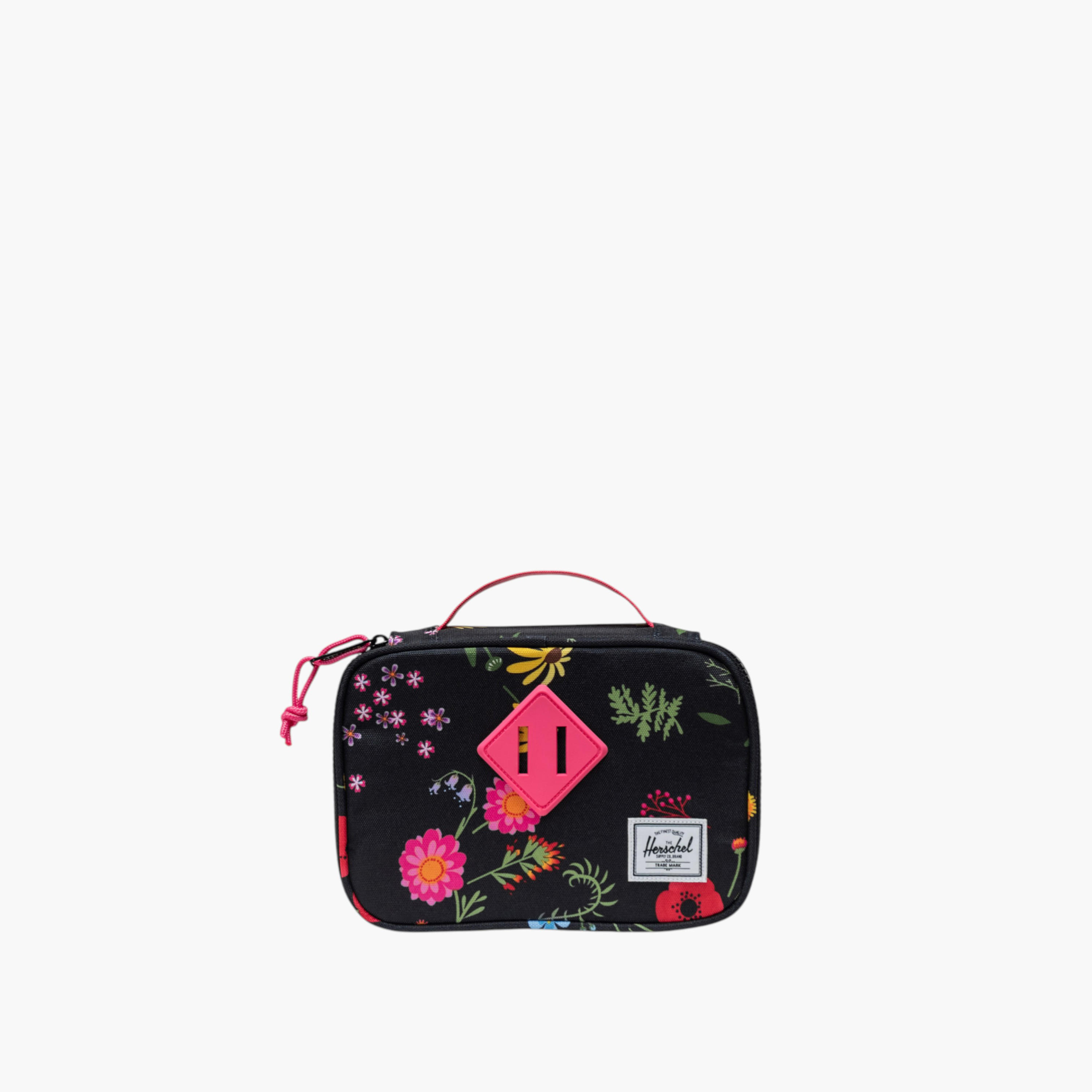 Herschel Supply Co Floral Print Organiser Case with Zip Closure - 14x21x5 cms-women-watchesandjewellery-jewellery-storage-image-1