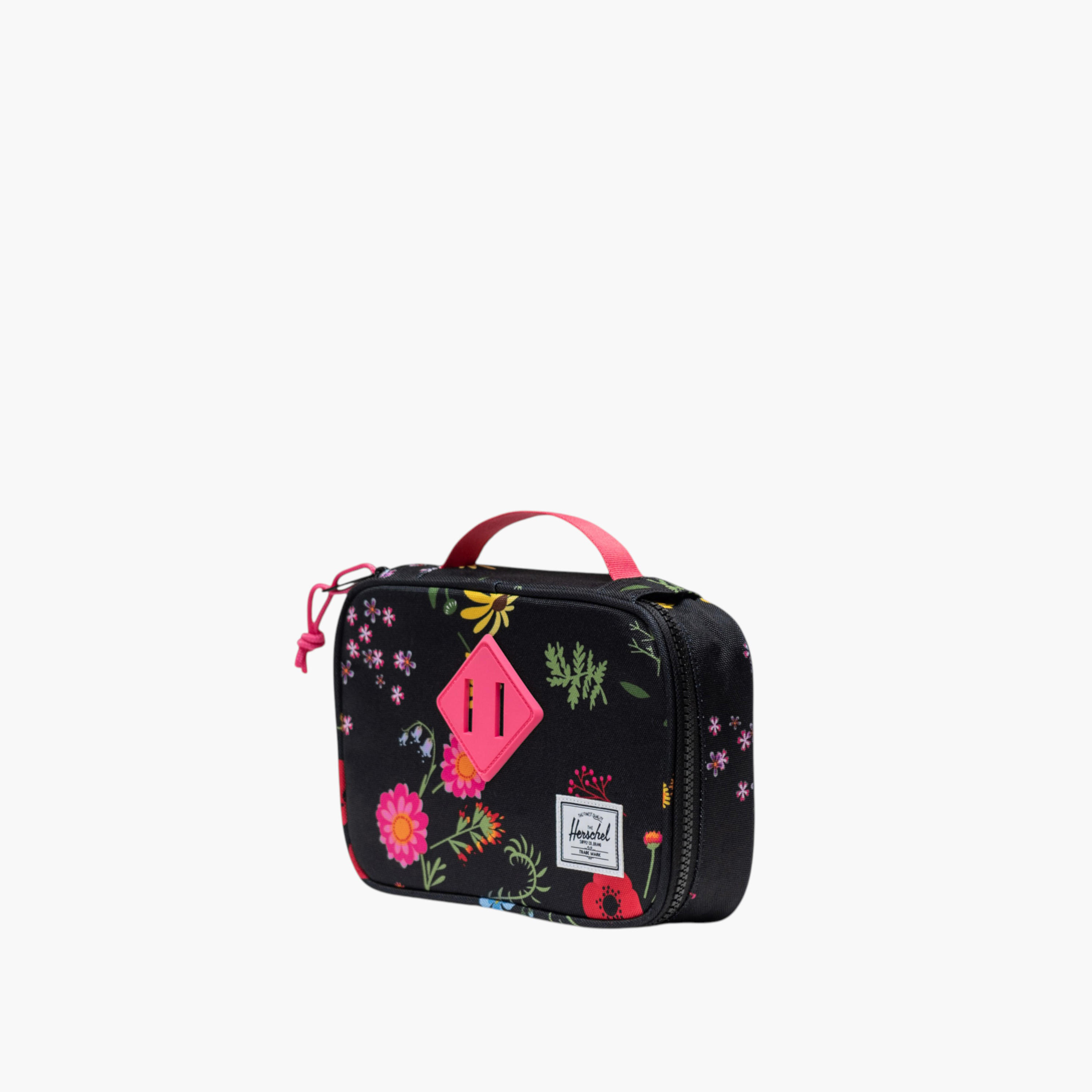 Herschel Supply Co Floral Print Organiser Case with Zip Closure - 14x21x5 cms-women-watchesandjewellery-jewellery-storage-image-3