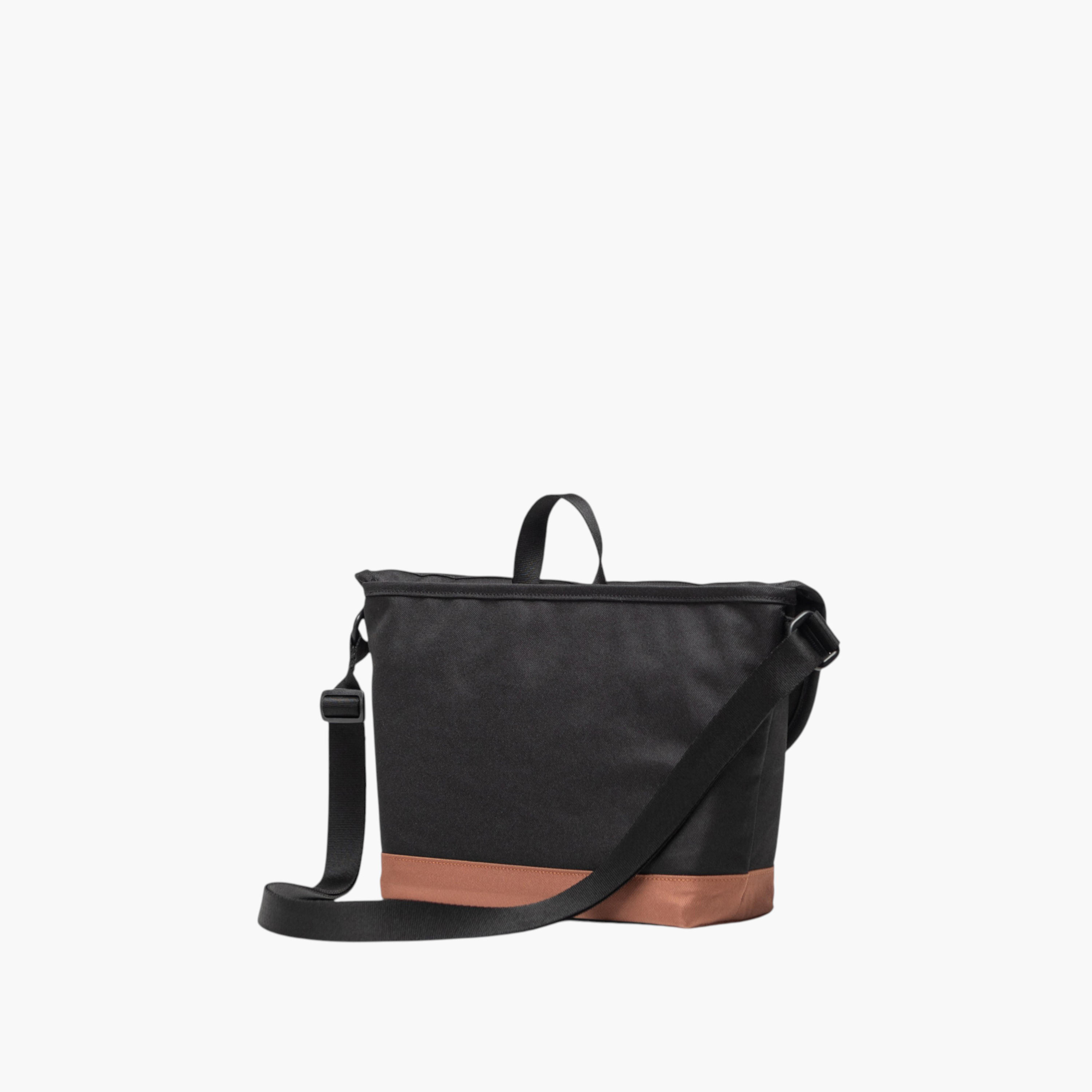 Herschel Supply Co Solid Messenger Bag with Adjustable Strap and Flap Closure-school-bagsandbackpacks-messengerbags-image-4