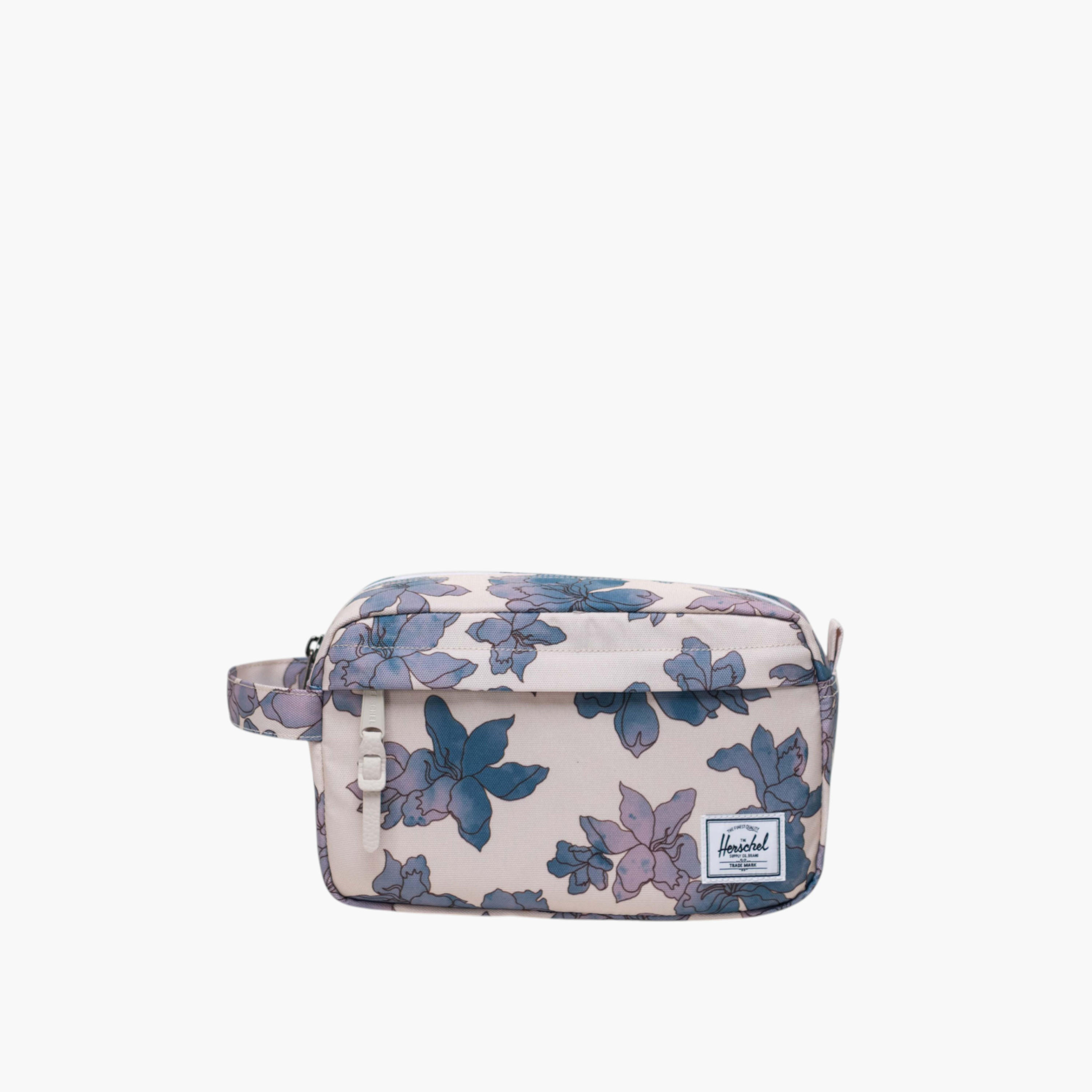 Herschel Supply Co Floral Print Pouch with Zip Closure-women-watchesandjewellery-jewellery-storage-image-1