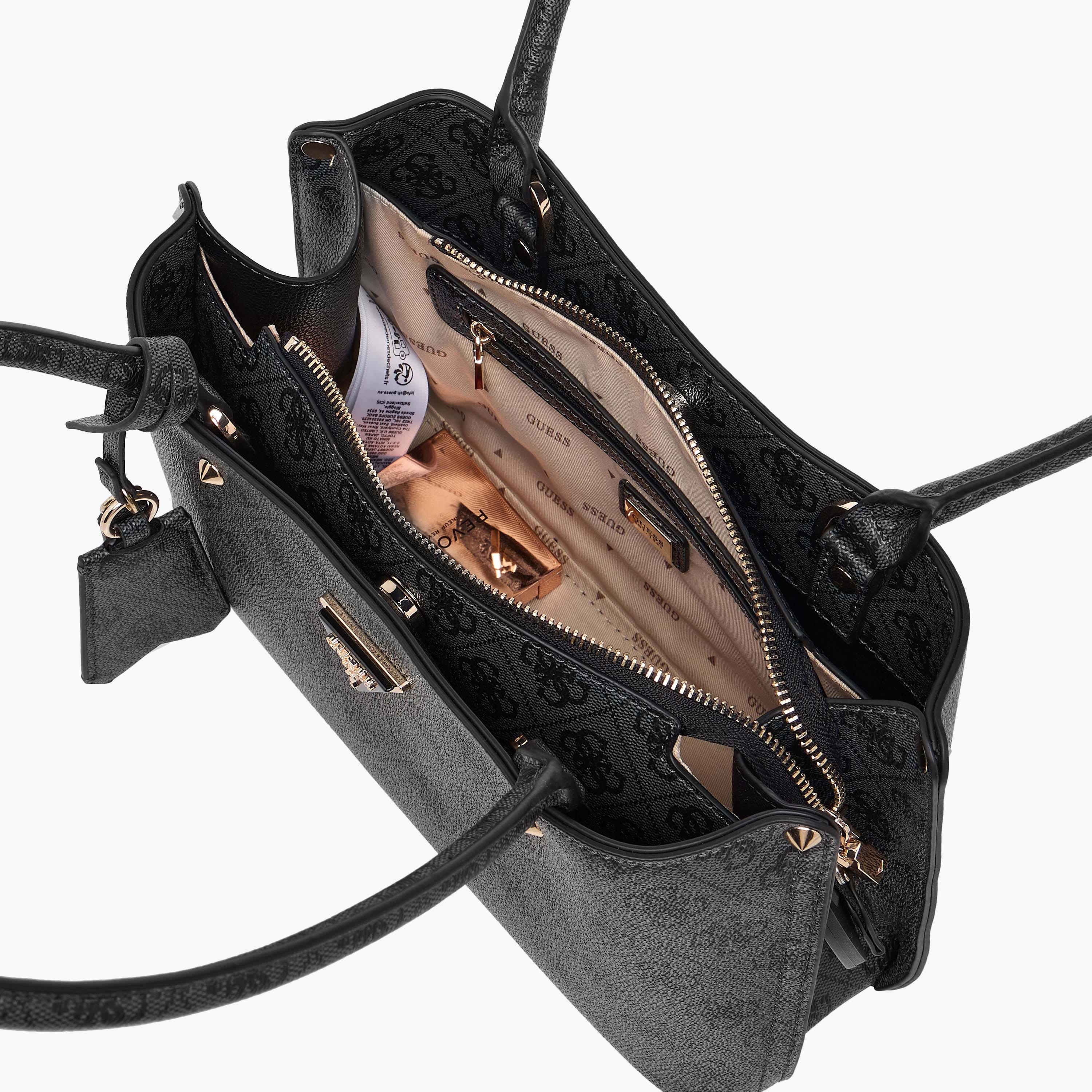Guess Monogram Texture Shoulder Bag with Double Handle-women-bagsandwallets-handbags-image-7