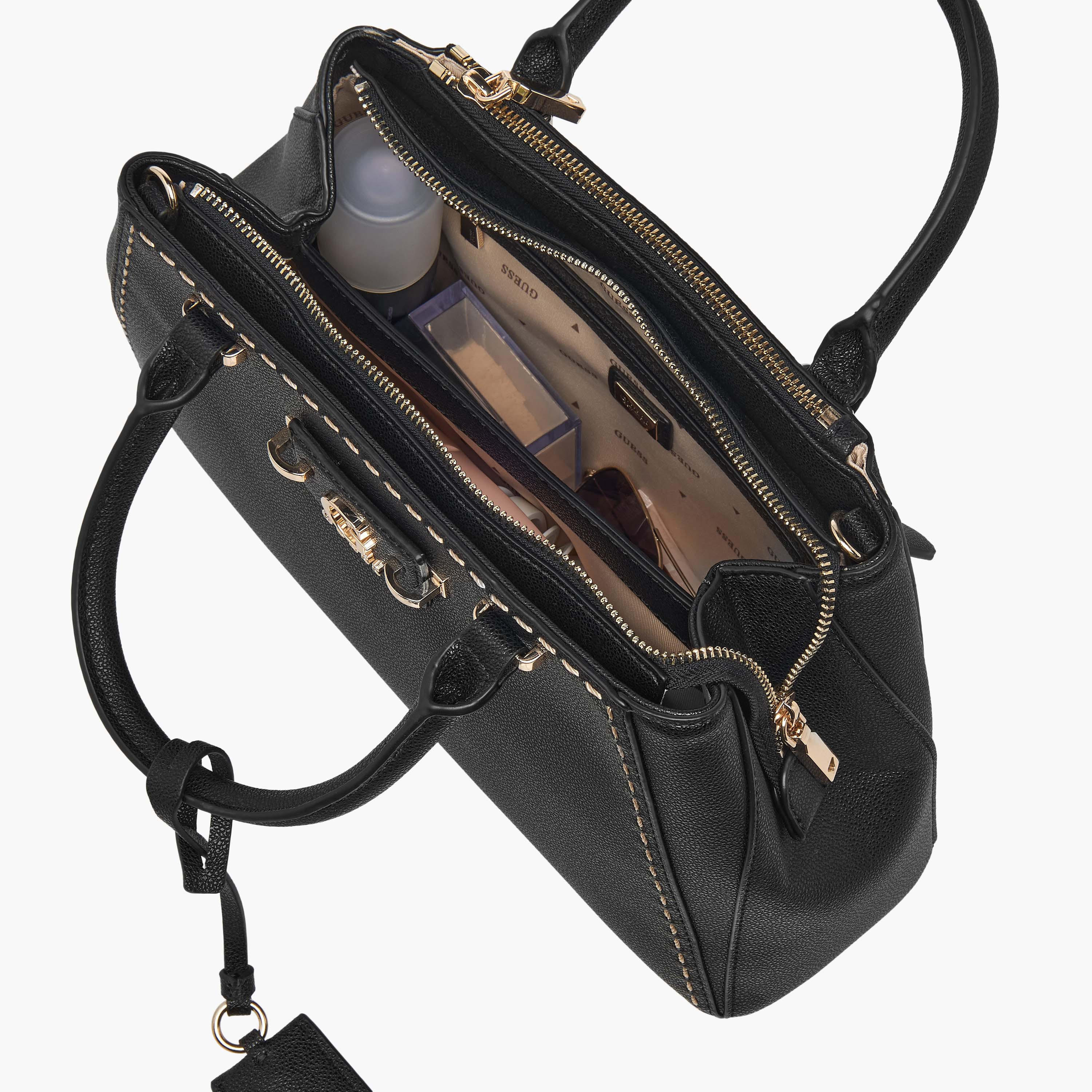 Guess Textured Crossbody Bag with Detachable Strap-women-bagsandwallets-handbags-image-7