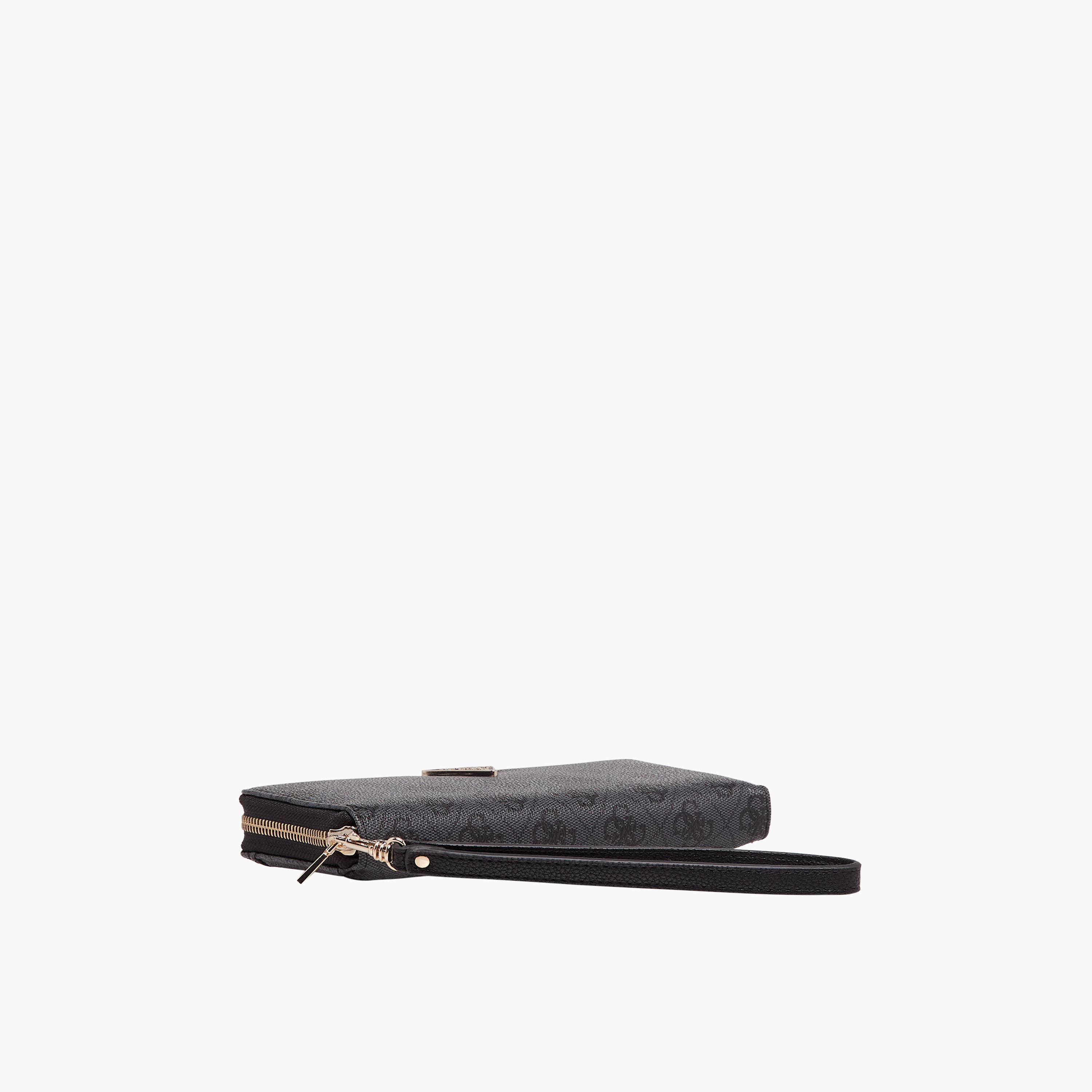 Guess Monogram Textured Wallet with Wristlet Strap-women-bagsandwallets-wallets-image-4