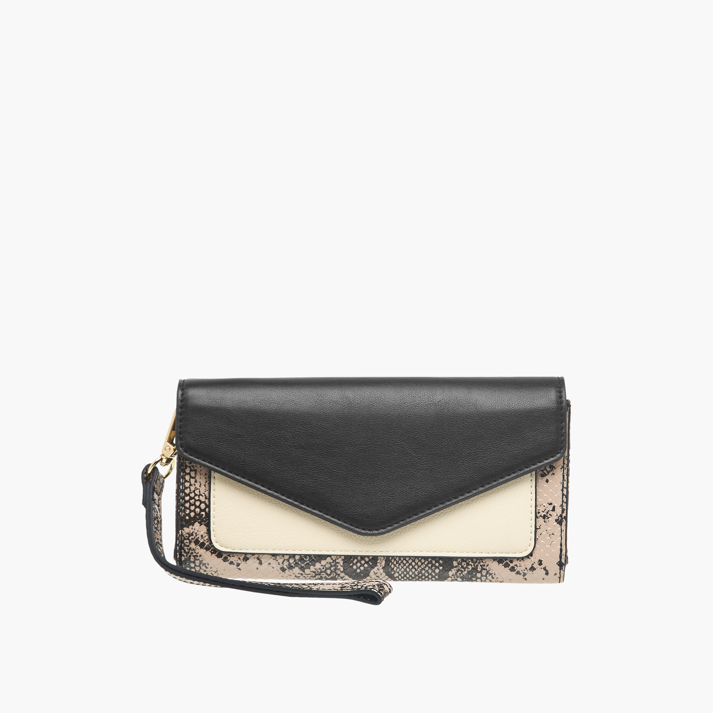 Sasha Tia Animal Textured Wallet with Flap Closure-women-bagsandwallets-wallets-image-1