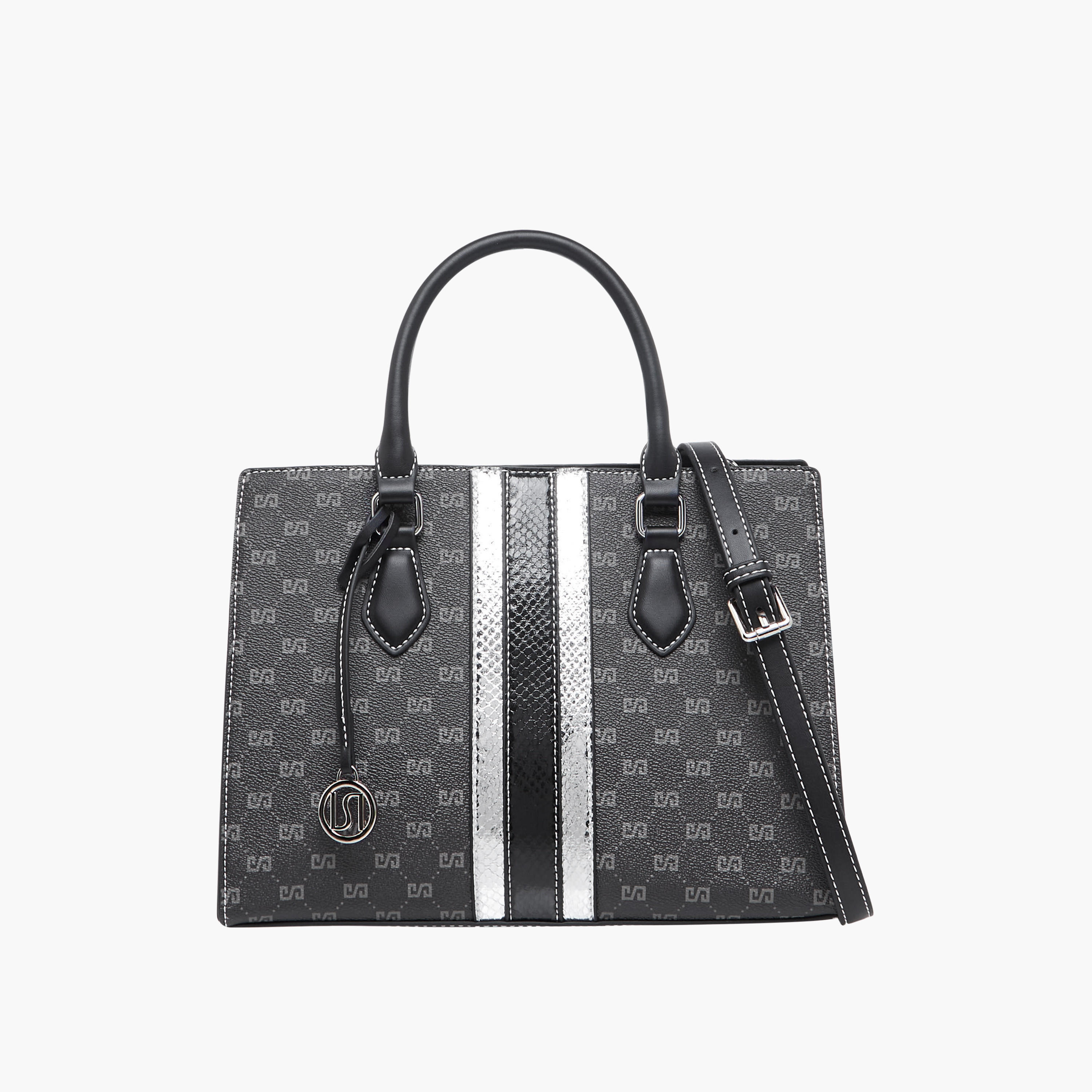 شنطة توتي بحزام قابل للفصل وطبعات مونوجرام تيا من ساشا-women-bagsandwallets-handbags-image-1
