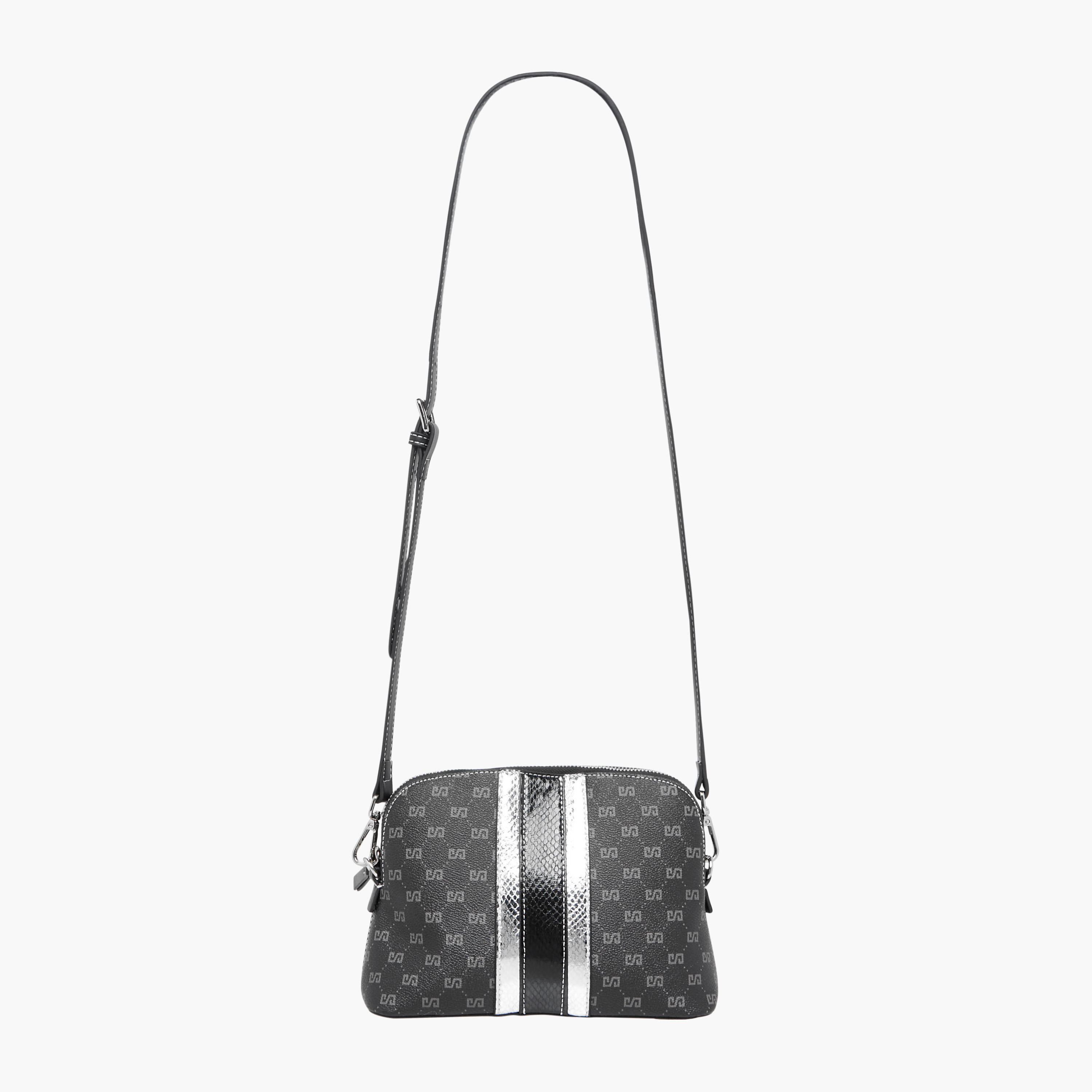 Sasha Tia Monogram Print Crossbody Bag with Adjustable Strap-women-bagsandwallets-handbags-image-3