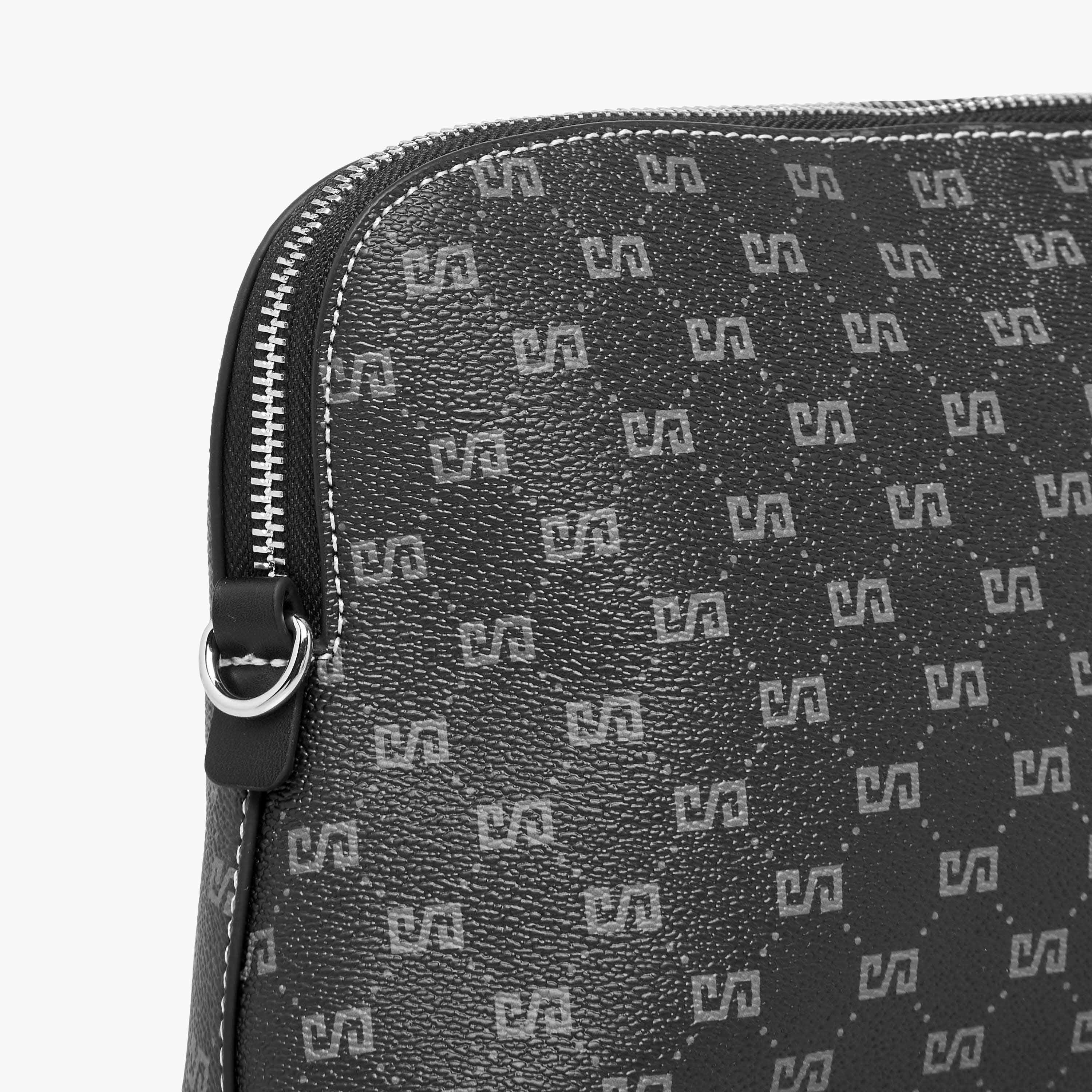 Sasha Tia Monogram Print Crossbody Bag with Adjustable Strap-women-bagsandwallets-handbags-image-6