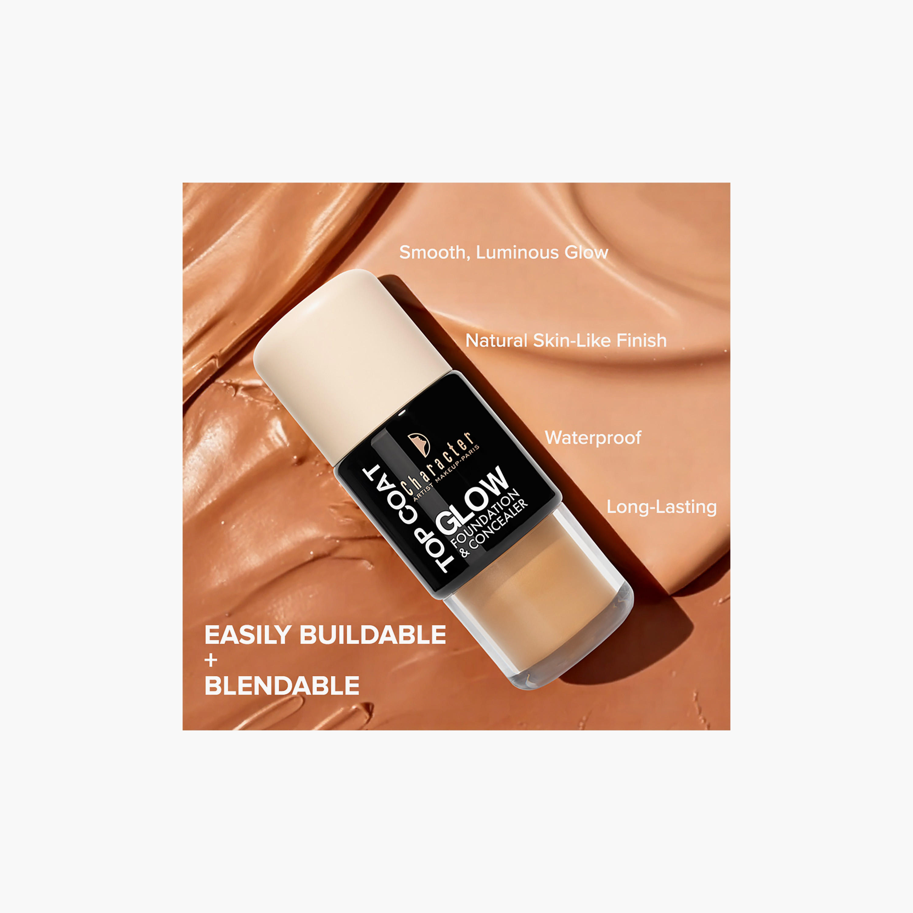 Character Cosmetics Top Coat Glow Foundation & Concealer 15g-beautyandpersonalcare-makeup-face-foundations-image-5