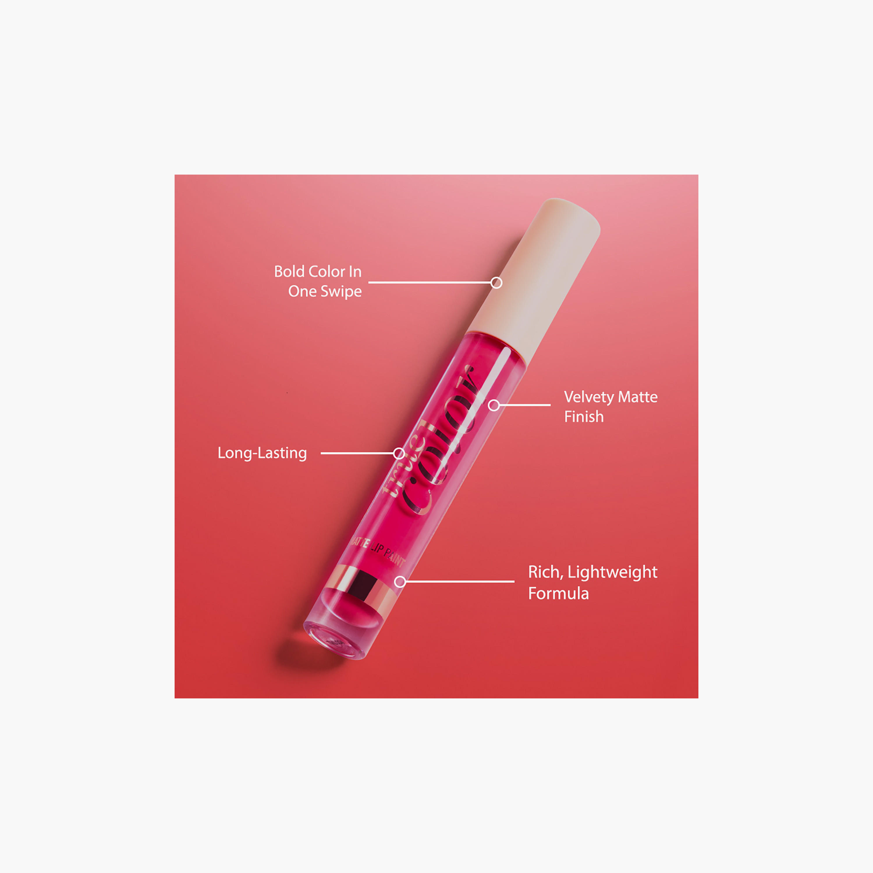 أحمر شفاه سائل مطفي من كاركتر كوزمتكس، لون ترو كلر، 5 غرام-beautyandpersonalcare-makeup-lips-lipglossesandbalms-image-64