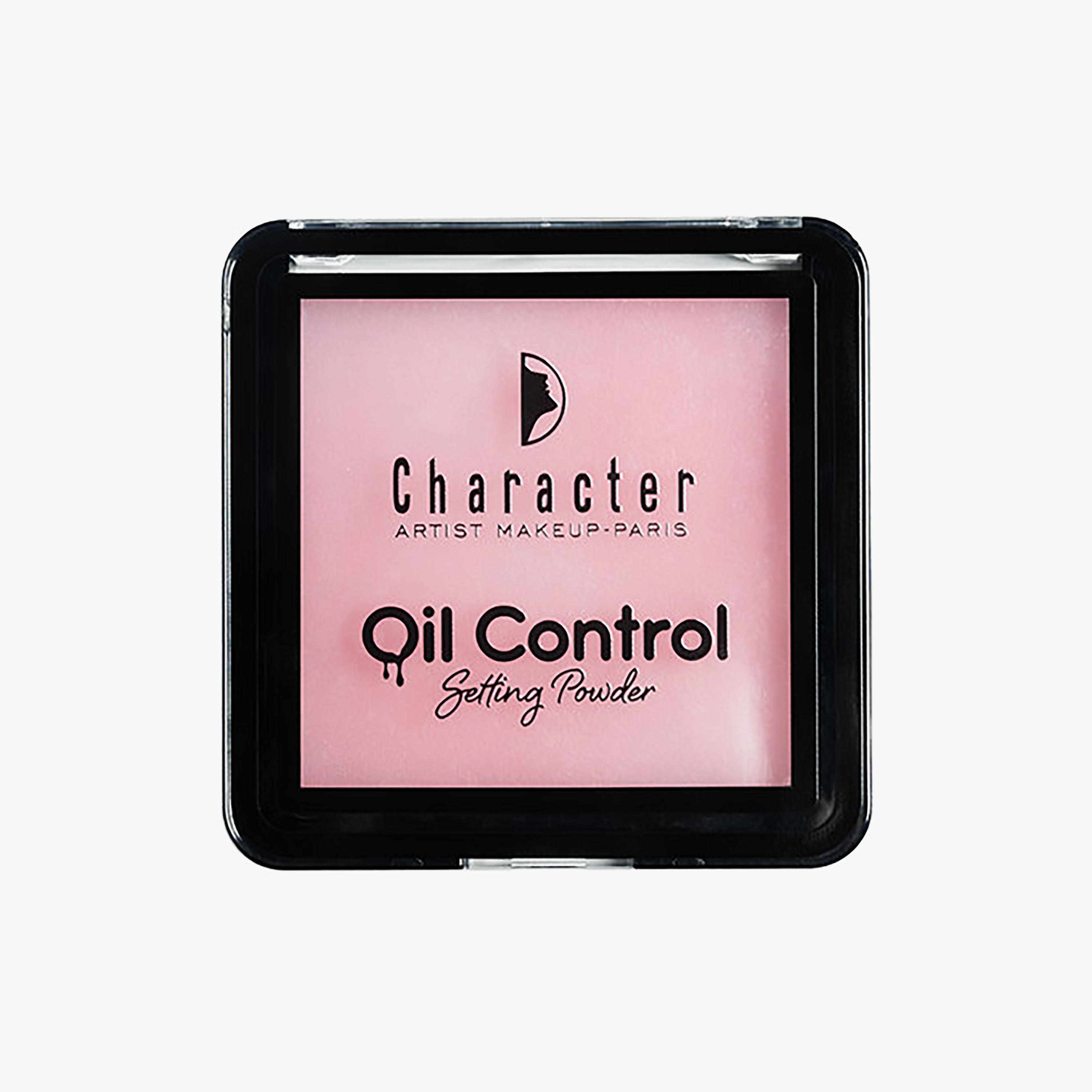 بودرة تثبيت للتحكم في الزيوت من كاركتر كوزمتكس، 11 غرام-beautyandpersonalcare-makeup-face-compactpowder-image-1