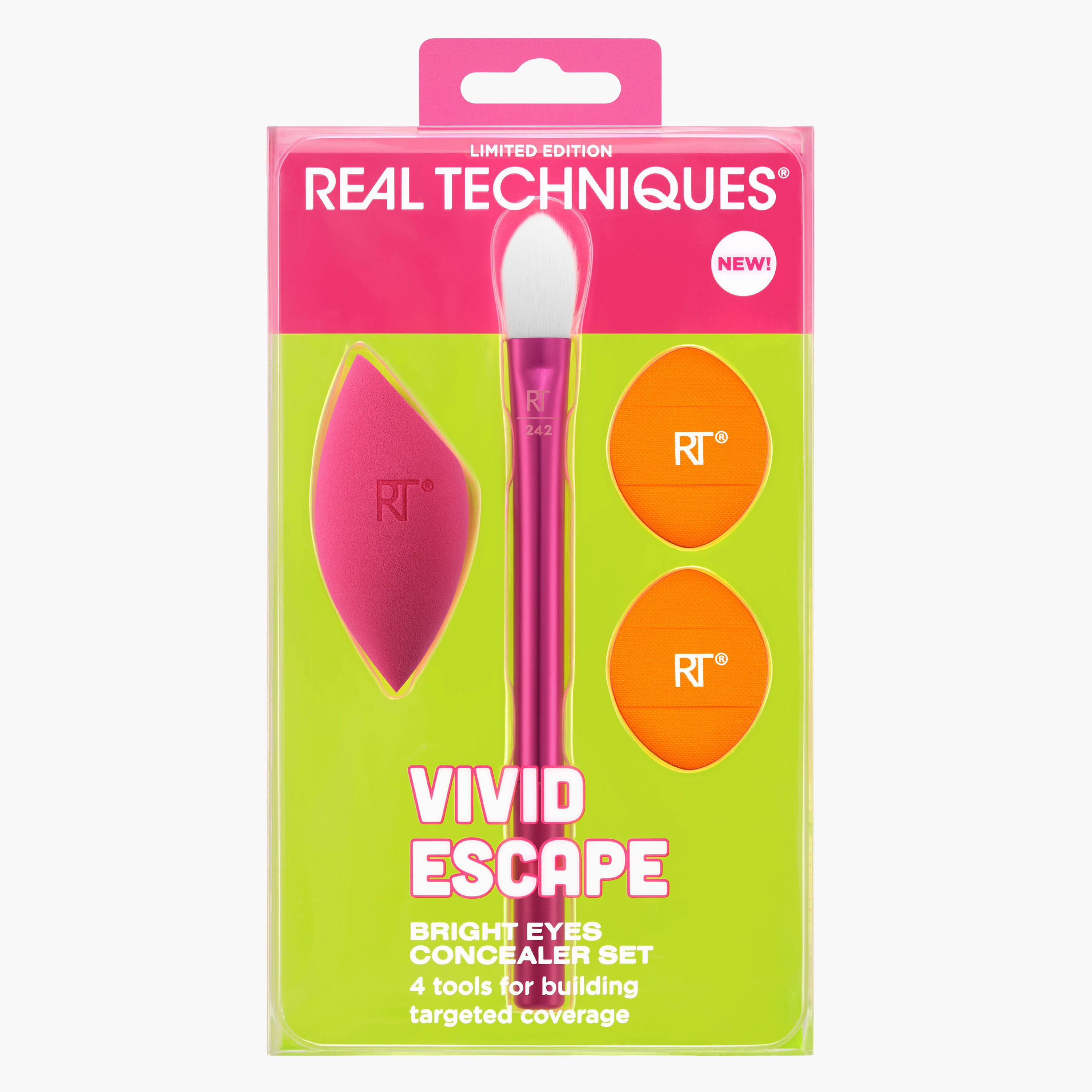 مجموعة فرش وإسفنجة خافي العيوب فيفيد من ريل تكنيكس-beautyandpersonalcare-makeup-brushesandaccessories-accessories-image-1